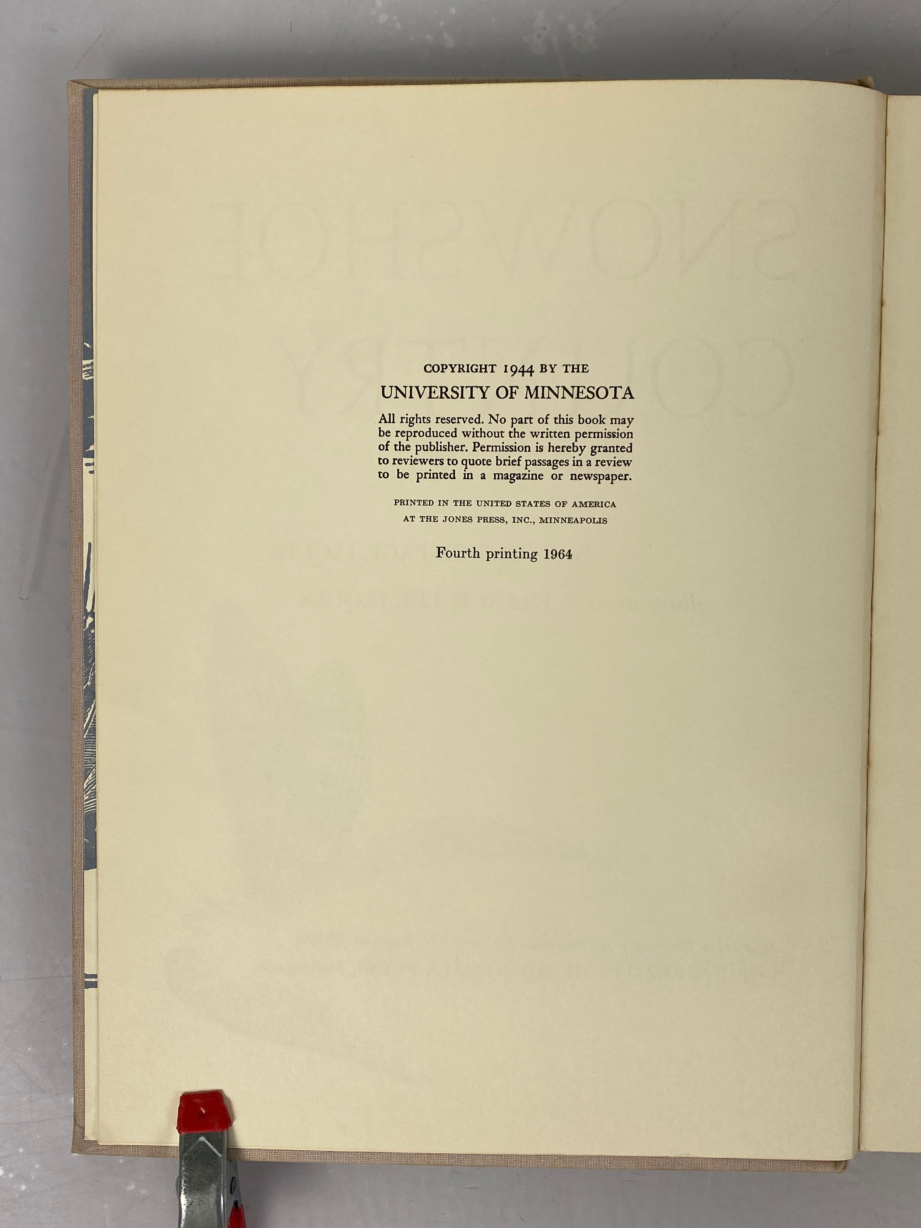 2 Vols: Canoe Country/Showshoe Country Florence Page Jaques Vintage HC