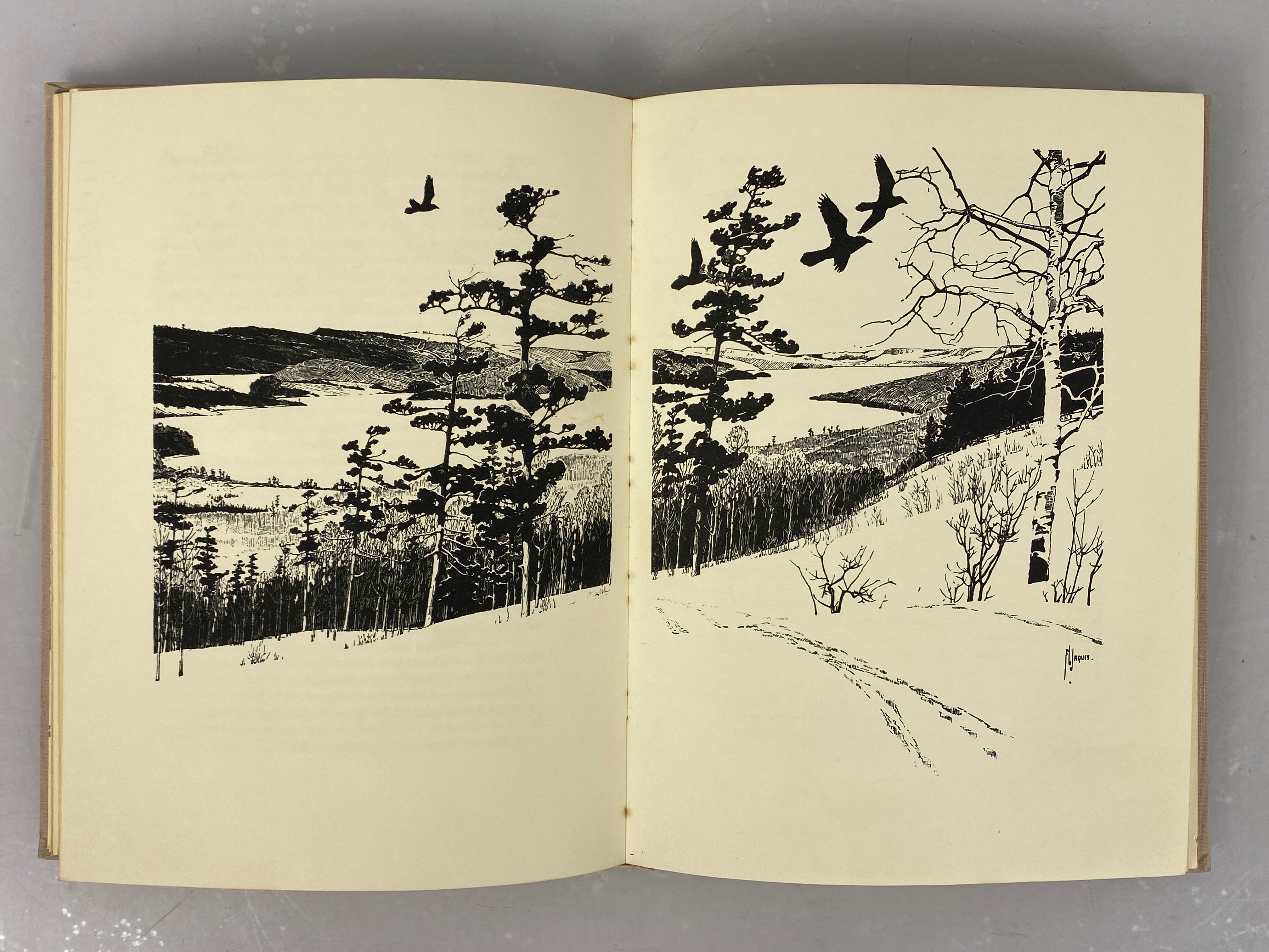 2 Vols: Canoe Country/Showshoe Country Florence Page Jaques Vintage HC