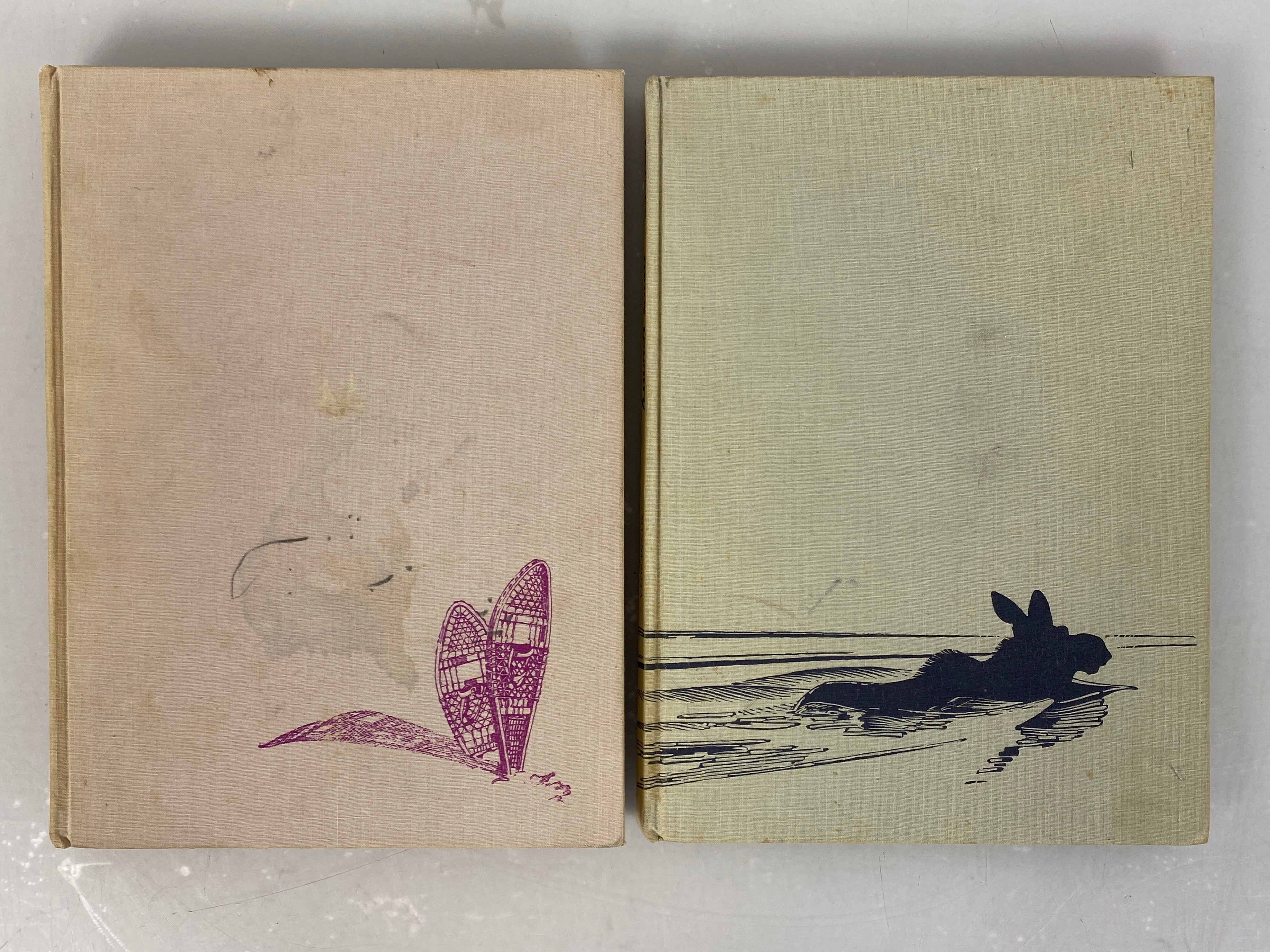 2 Vols: Canoe Country/Showshoe Country Florence Page Jaques Vintage HC