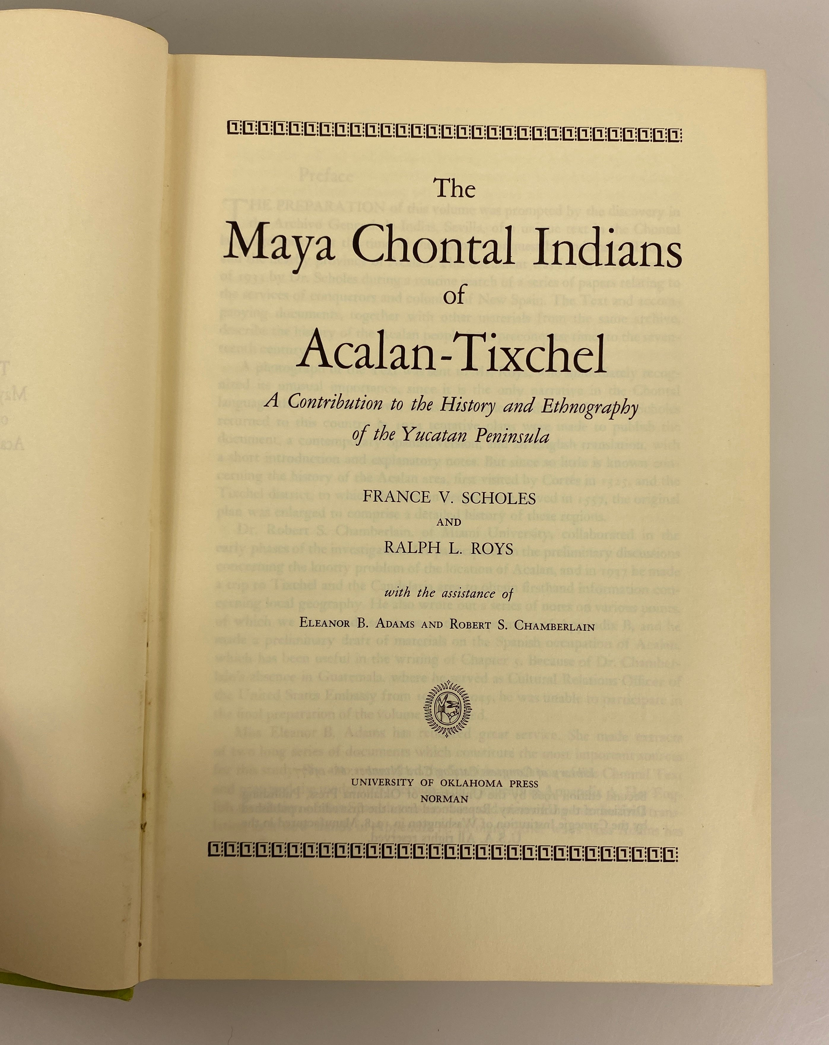 2 Vols: Chan Kom a Maya Village/The Maya Chontal Indians of Acalan-Tixchel