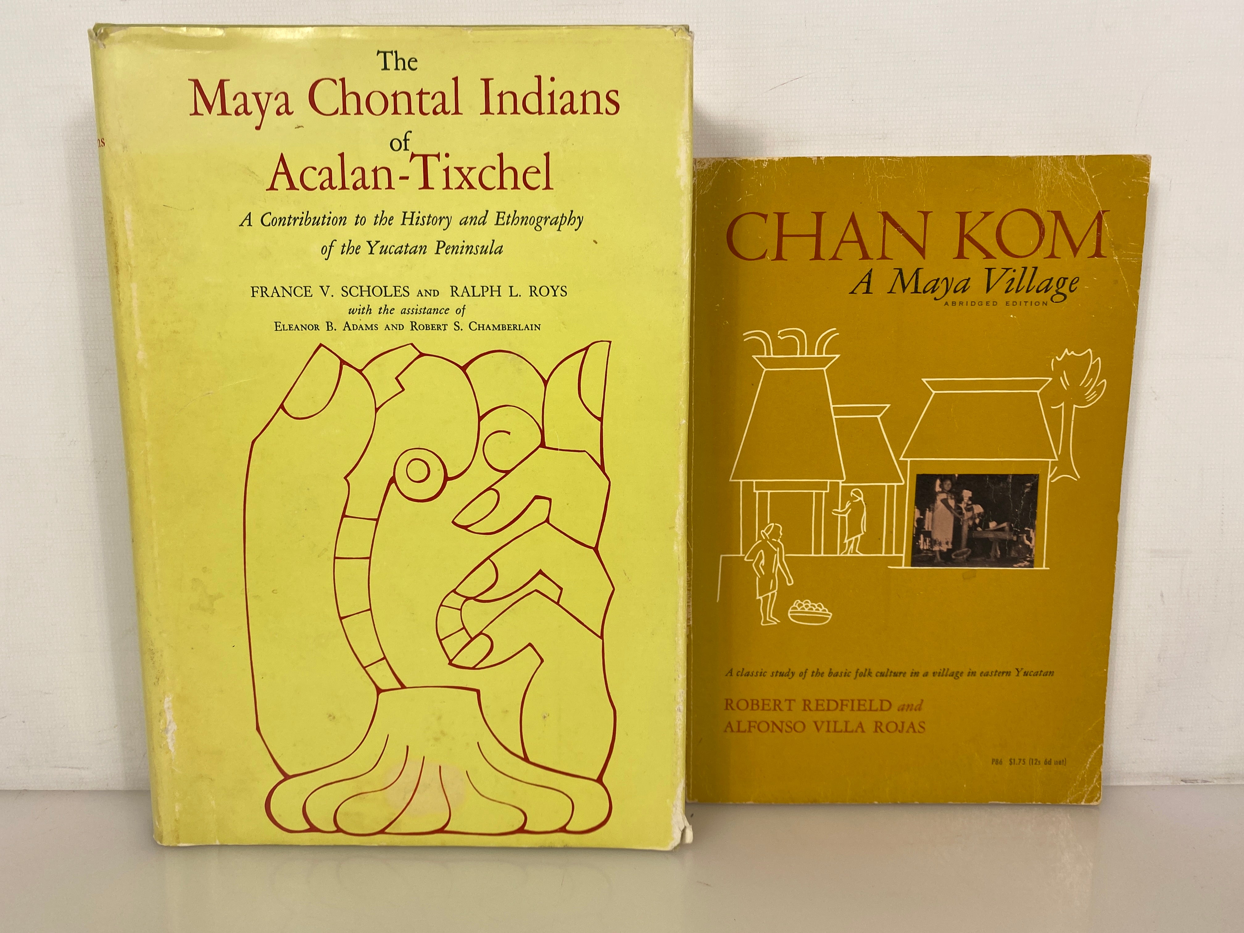 2 Vols: Chan Kom a Maya Village/The Maya Chontal Indians of Acalan-Tixchel