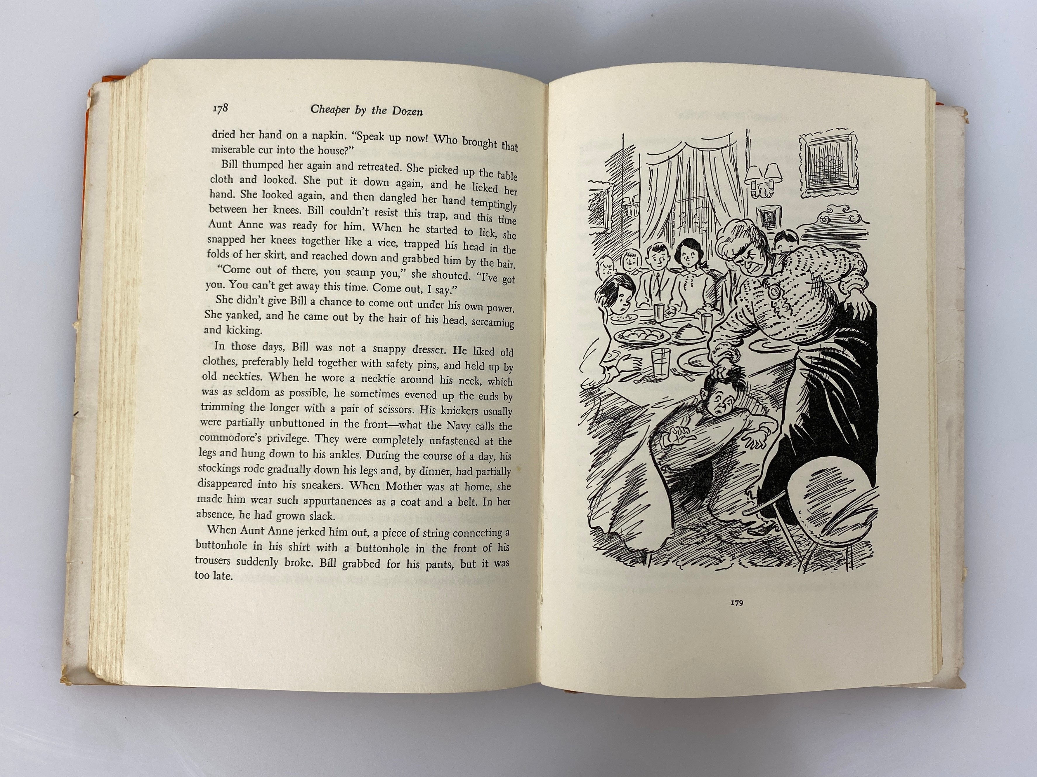 2 Vols: Cheaper by the Dozen/Belles on Their Toes by Gilbreth 1949-50 HCDJ