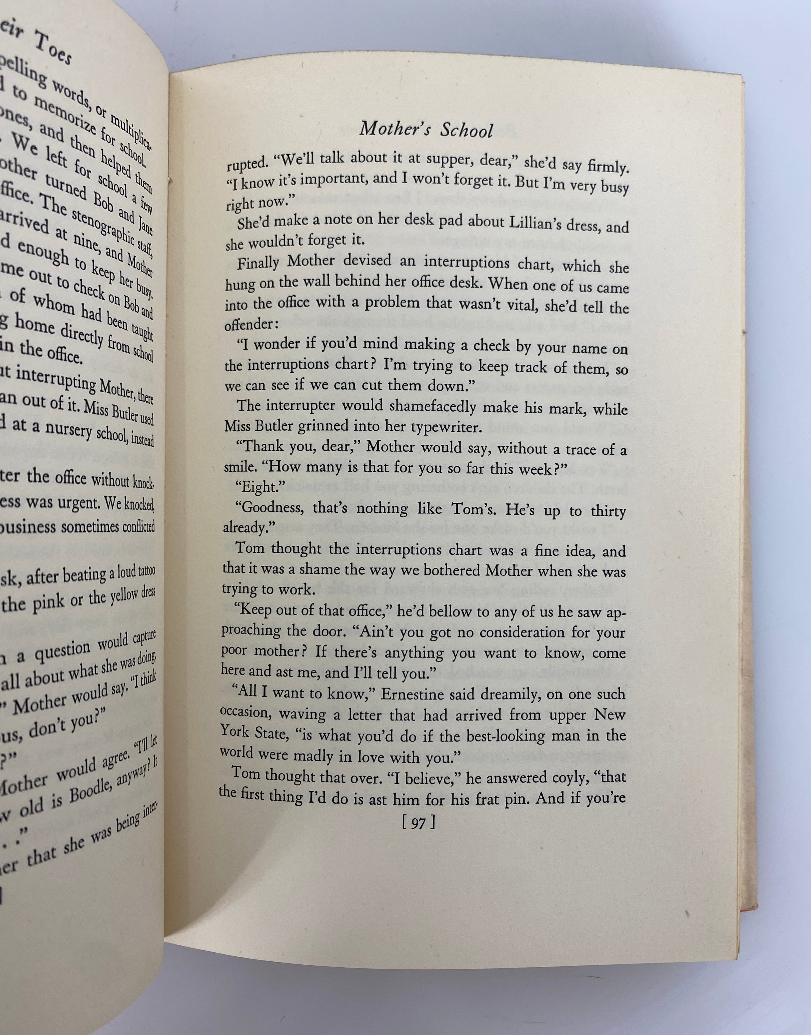 2 Vols: Cheaper by the Dozen/Belles on Their Toes by Gilbreth 1949-50 HCDJ