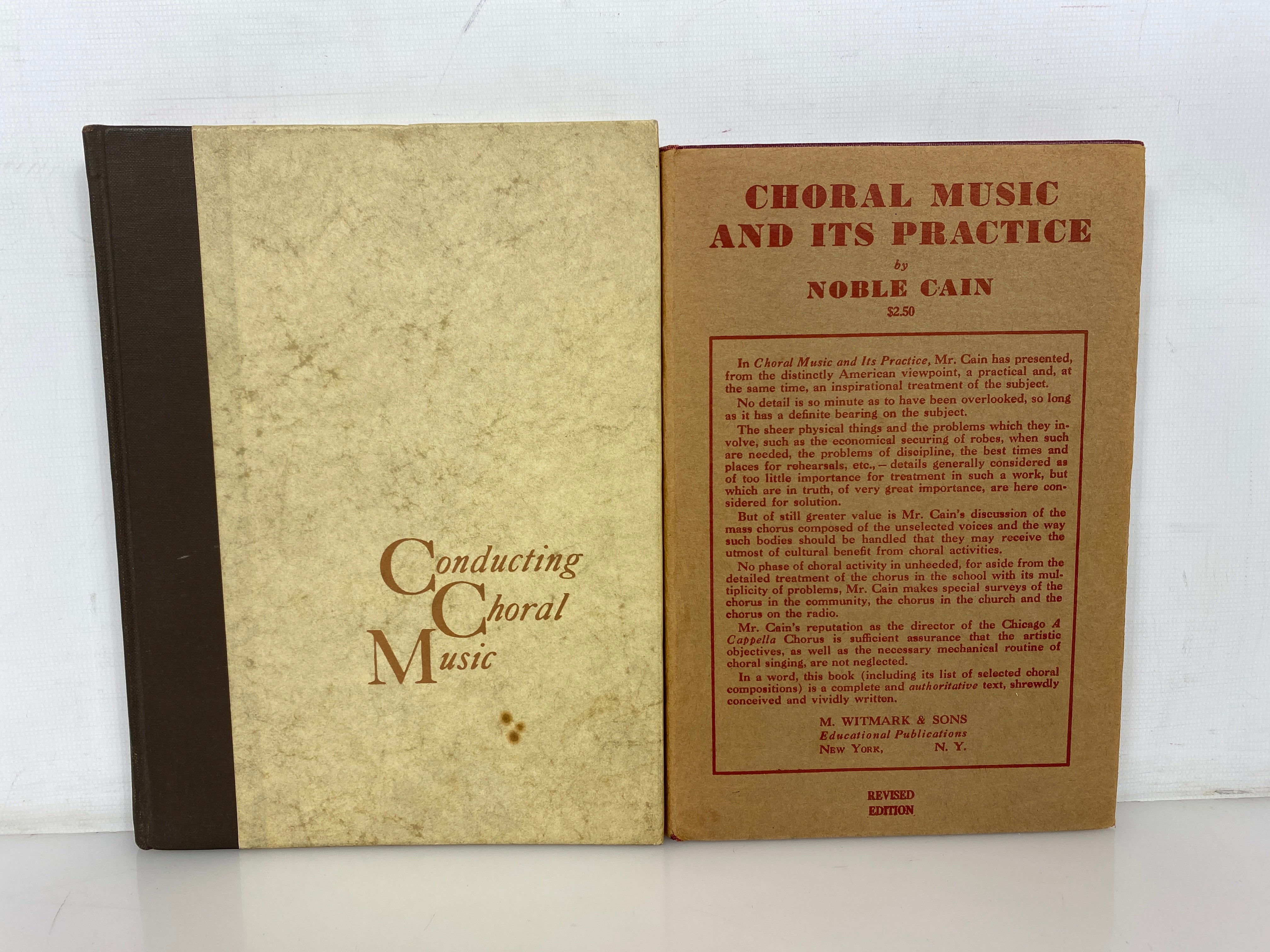2 Vols: Choral Music & Its Practice/Conducting Choral Music 1942-61 HC
