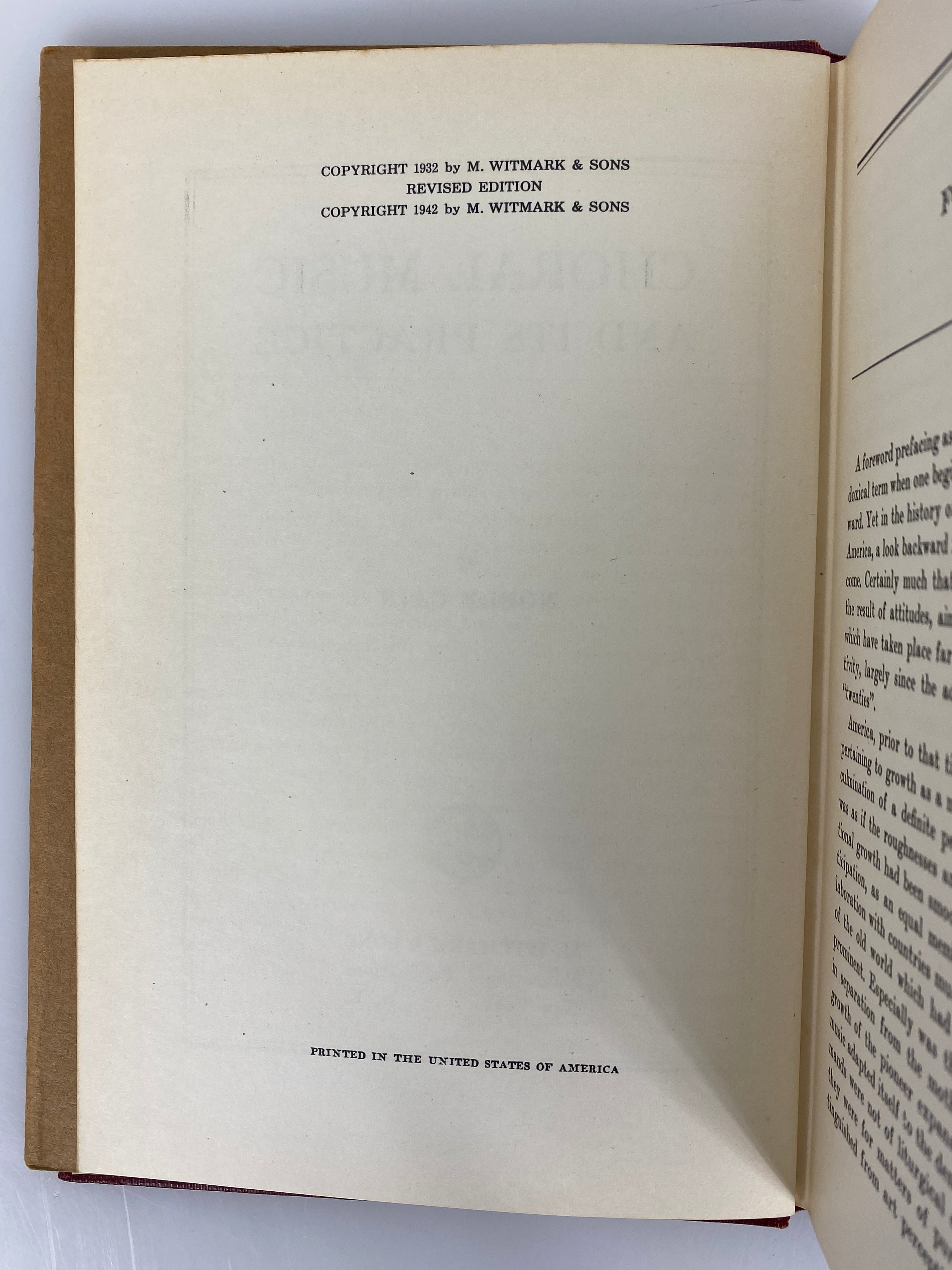2 Vols: Choral Music & Its Practice/Conducting Choral Music 1942-61 HC