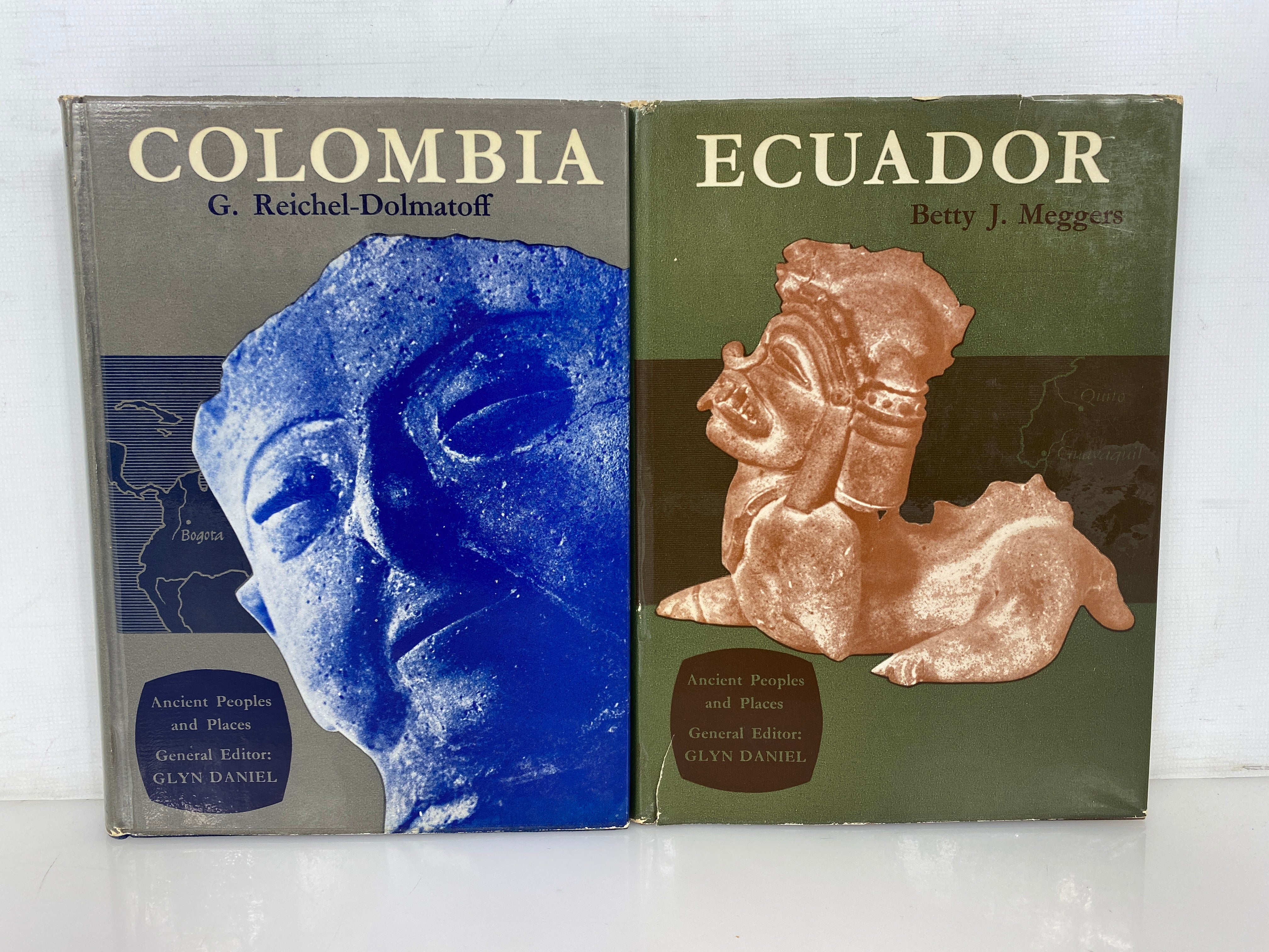 2 Vols: Colombia (Reichel-Dolmatoff)/Ecuador (Meggers) 1965-66 Praeger HCDJ