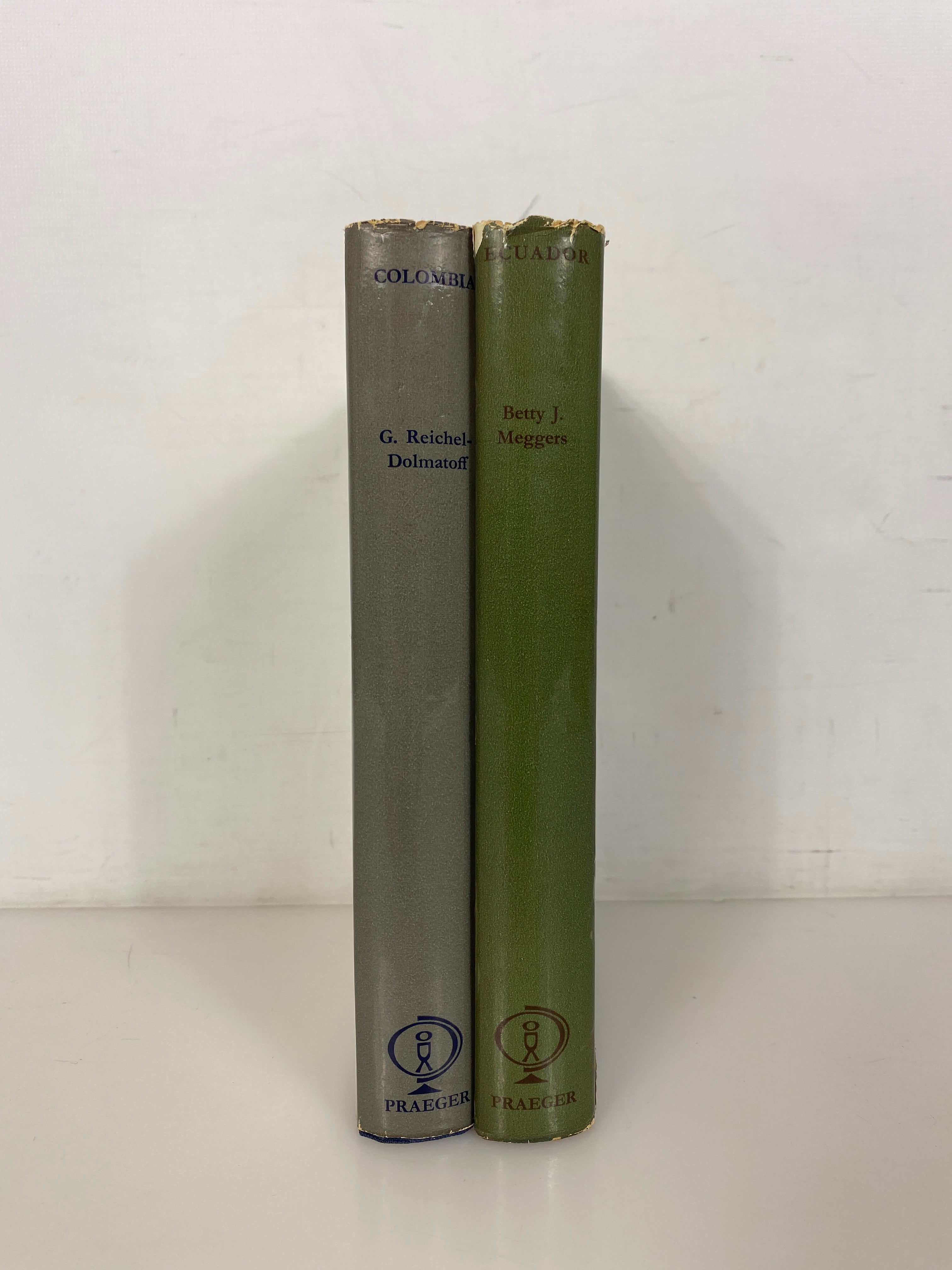 2 Vols: Colombia (Reichel-Dolmatoff)/Ecuador (Meggers) 1965-66 Praeger HCDJ