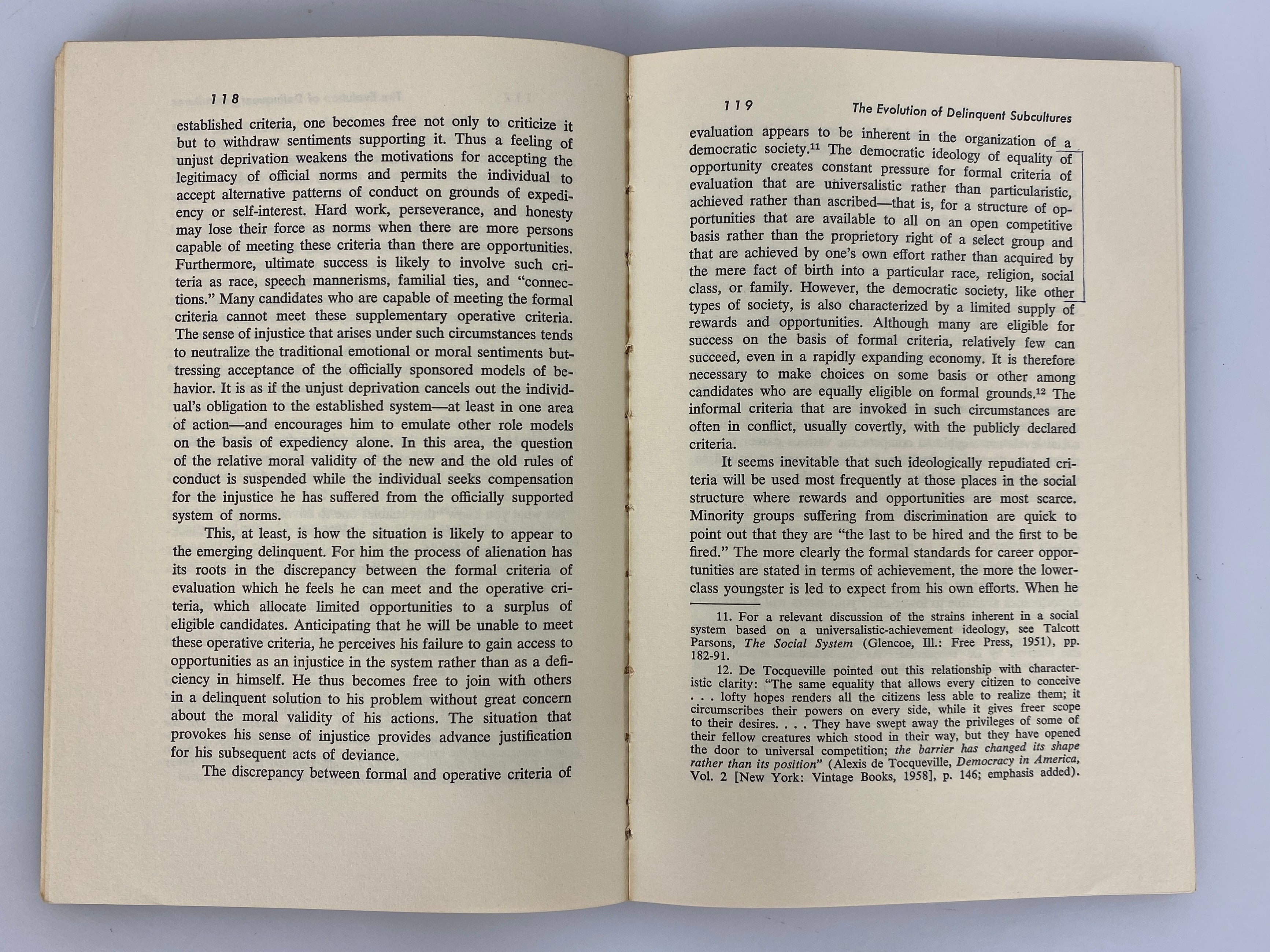 2 Vols: Delinquency & Opportunity/Children & Poverty 1966-69 Vintage SC