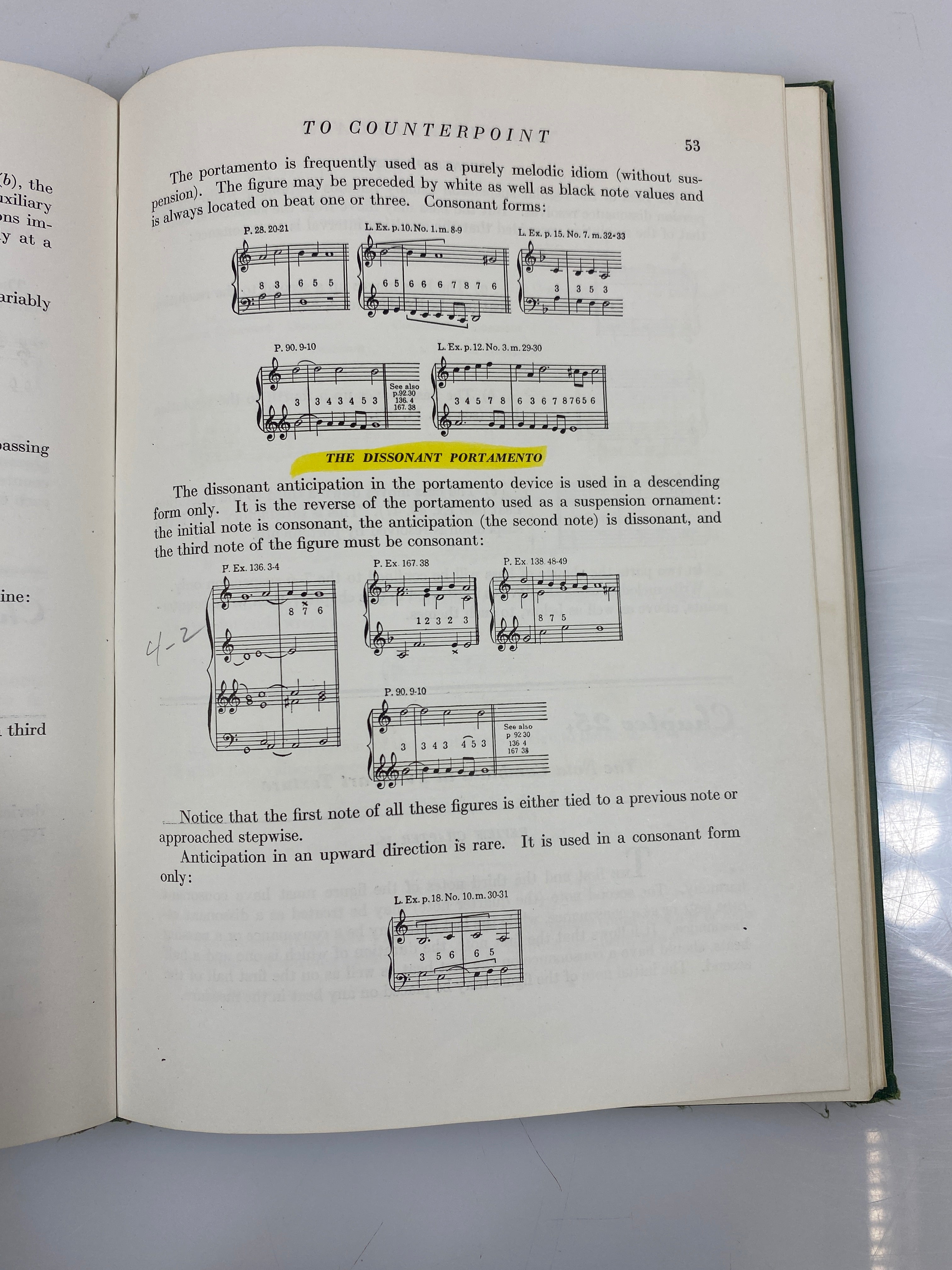 2 Vols: Direct Approach to Counterpoint/Contrapuntal Harmonic Technique 1947 HC