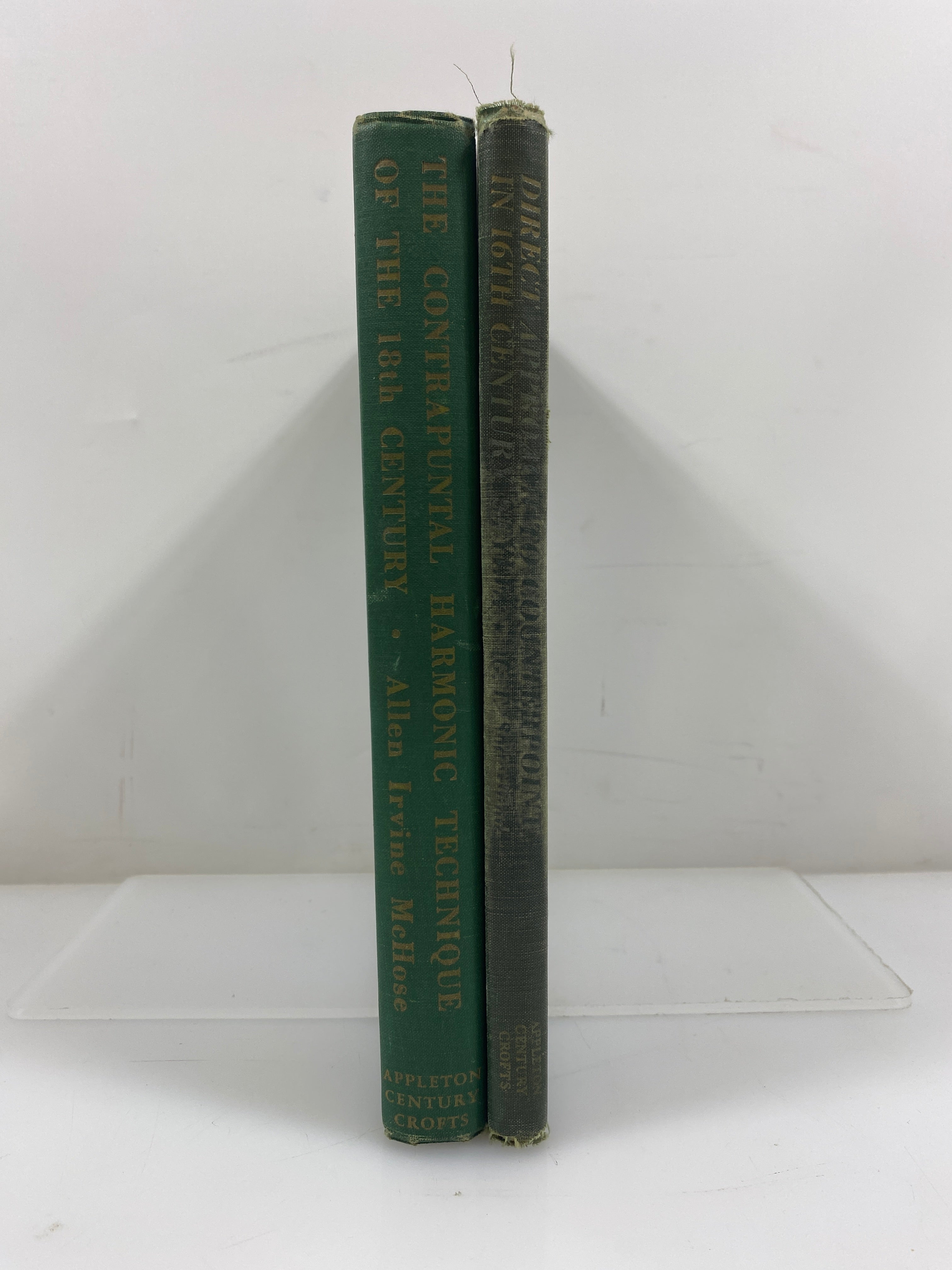 2 Vols: Direct Approach to Counterpoint/Contrapuntal Harmonic Technique 1947 HC