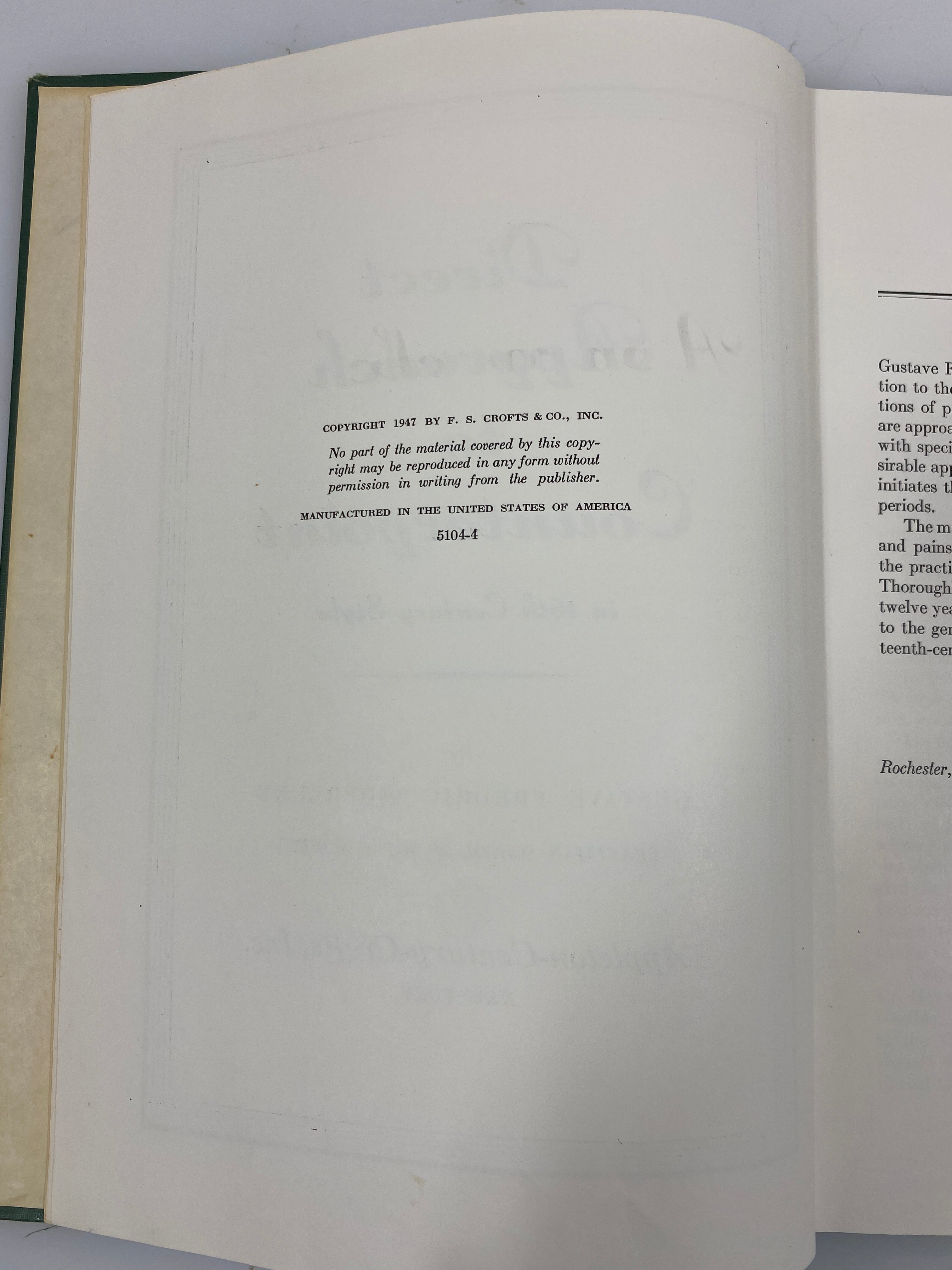 2 Vols: Direct Approach to Counterpoint/Contrapuntal Harmonic Technique 1947 HC