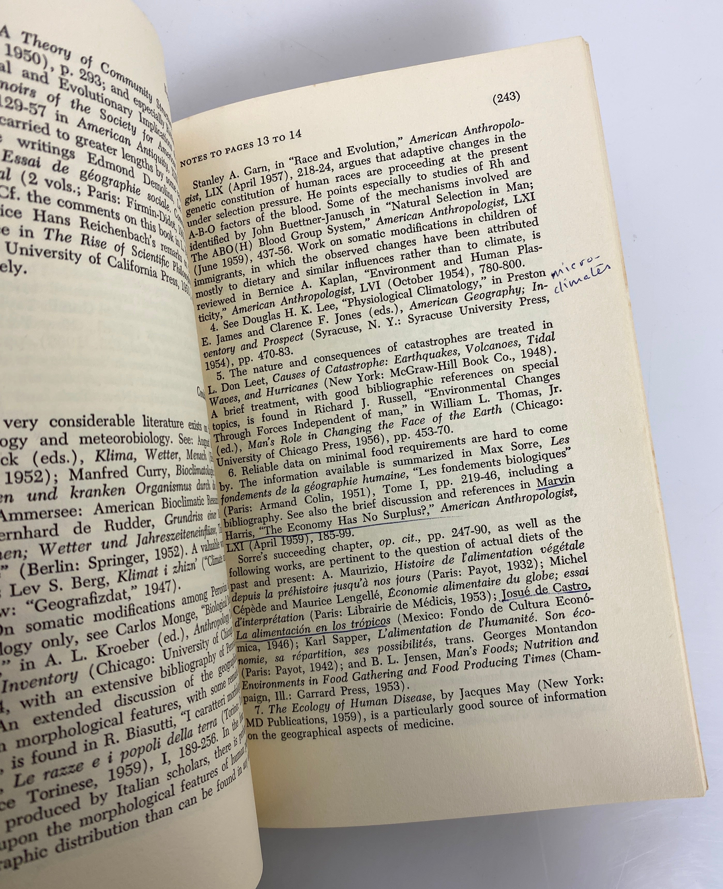 2 Vols: Ecology (Odum)/The Human Use of the Earth (Wagner) 1963-68 SC