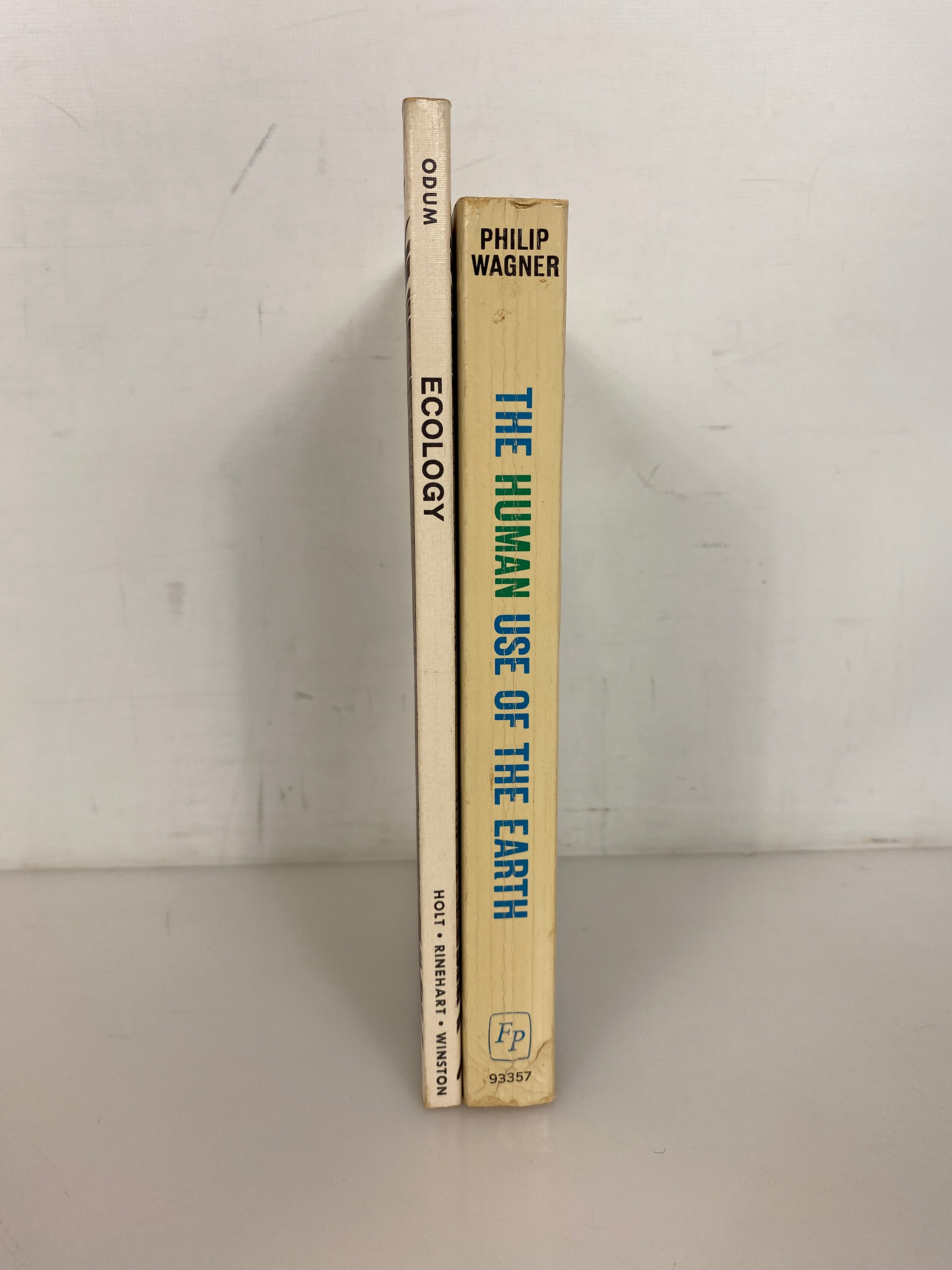 2 Vols: Ecology (Odum)/The Human Use of the Earth (Wagner) 1963-68 SC