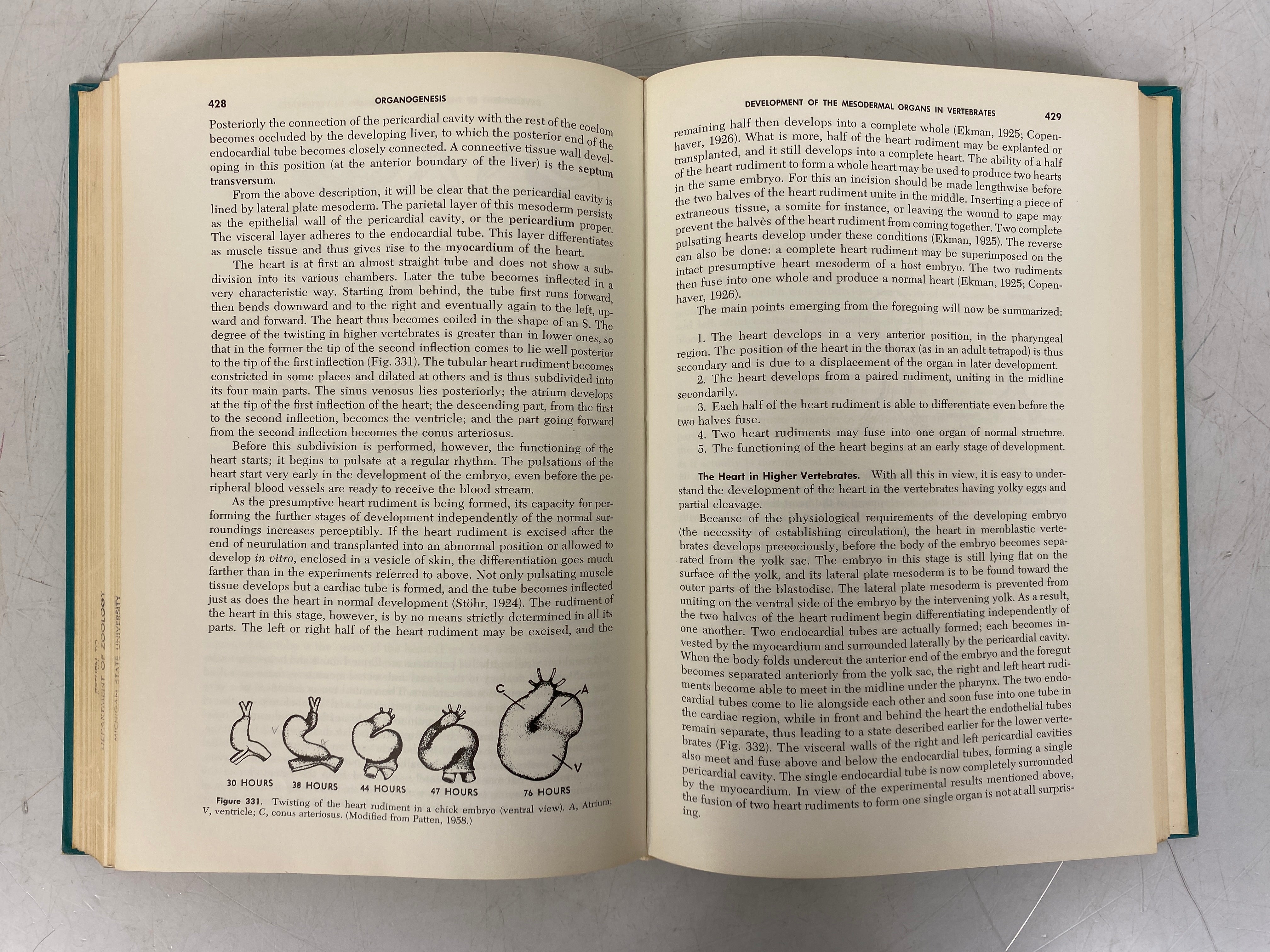 2 Vols: Experimental Embryology (Rugh)/Introduction to Embryology (Balinsky) HC