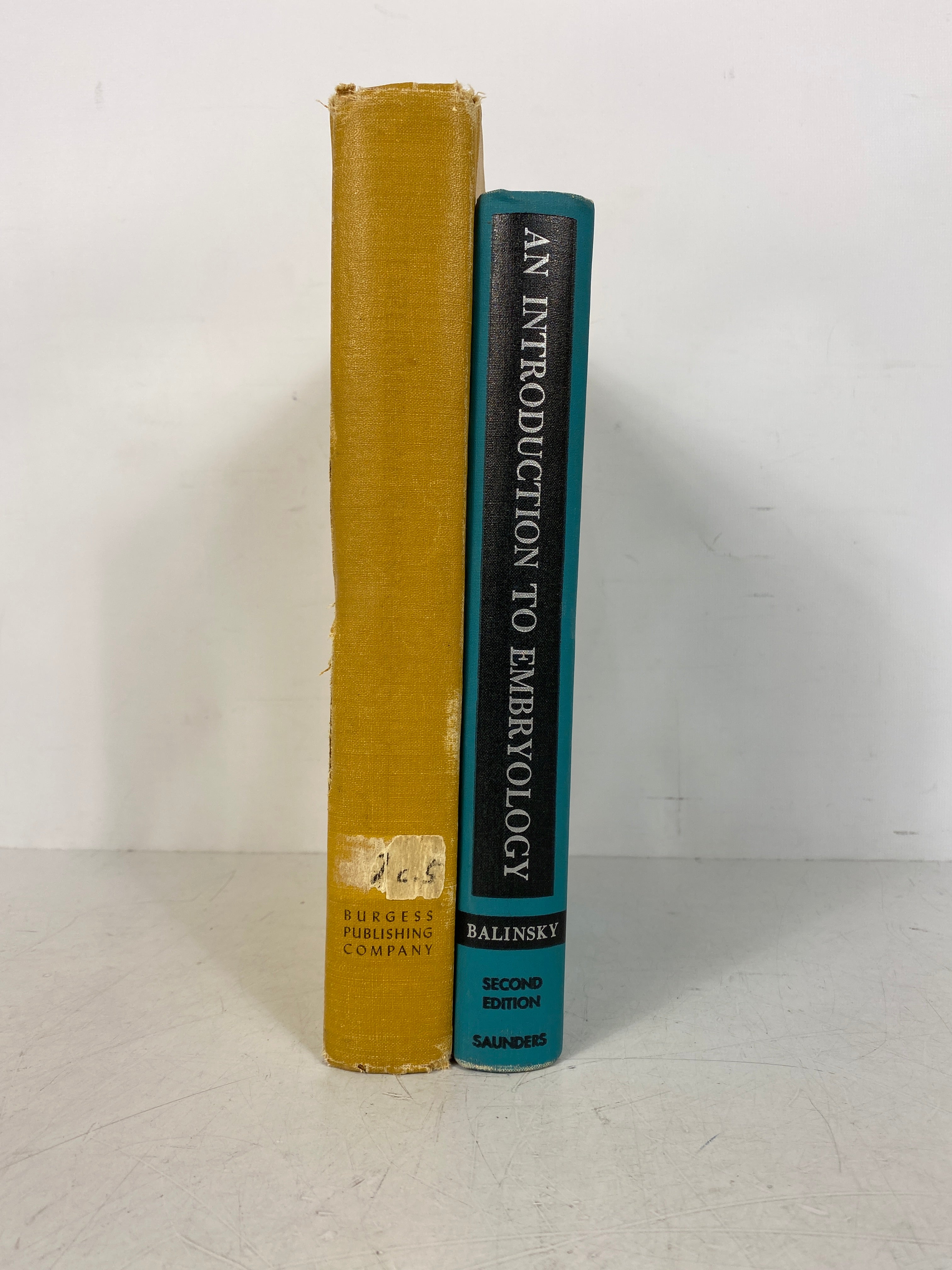 2 Vols: Experimental Embryology (Rugh)/Introduction to Embryology (Balinsky) HC