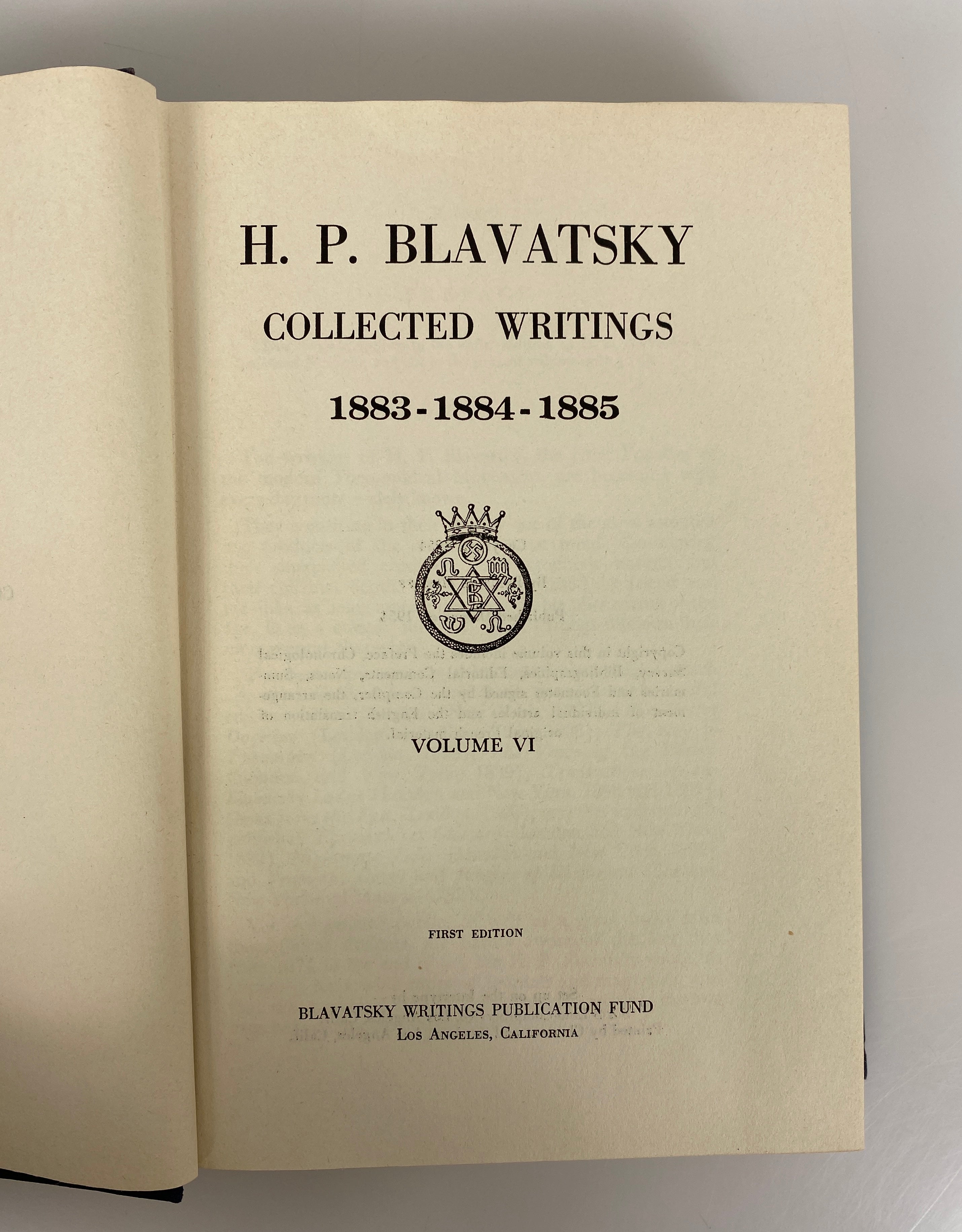 2 Vols: H.P. Blavatsky Collected Writings 1950-54 First Editions Ex-Library HC