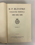 2 Vols: H.P. Blavatsky Collected Writings 1950-54 First Editions Ex-Library HC