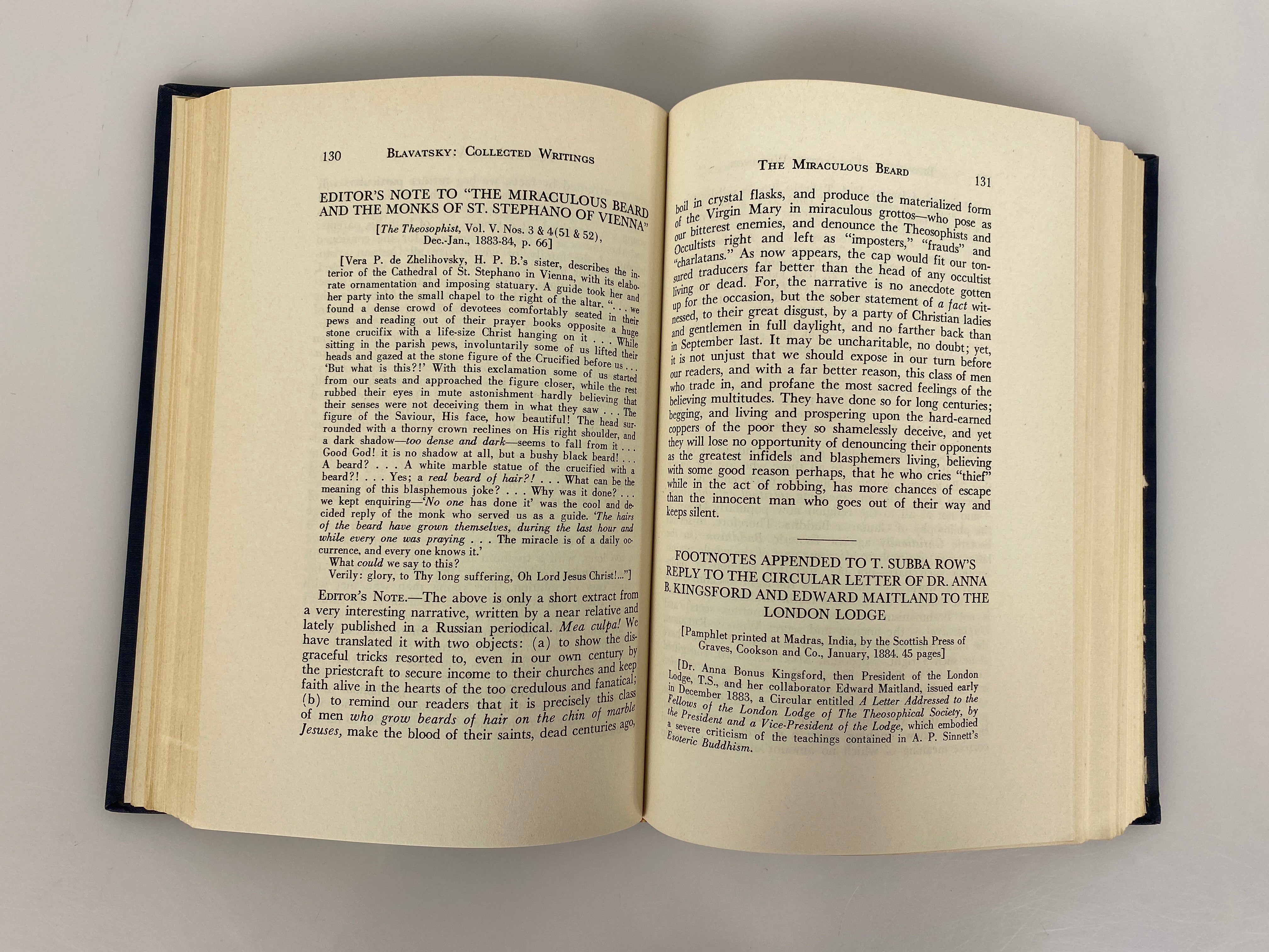 2 Vols: H.P. Blavatsky Collected Writings 1950-54 First Editions Ex-Library HC