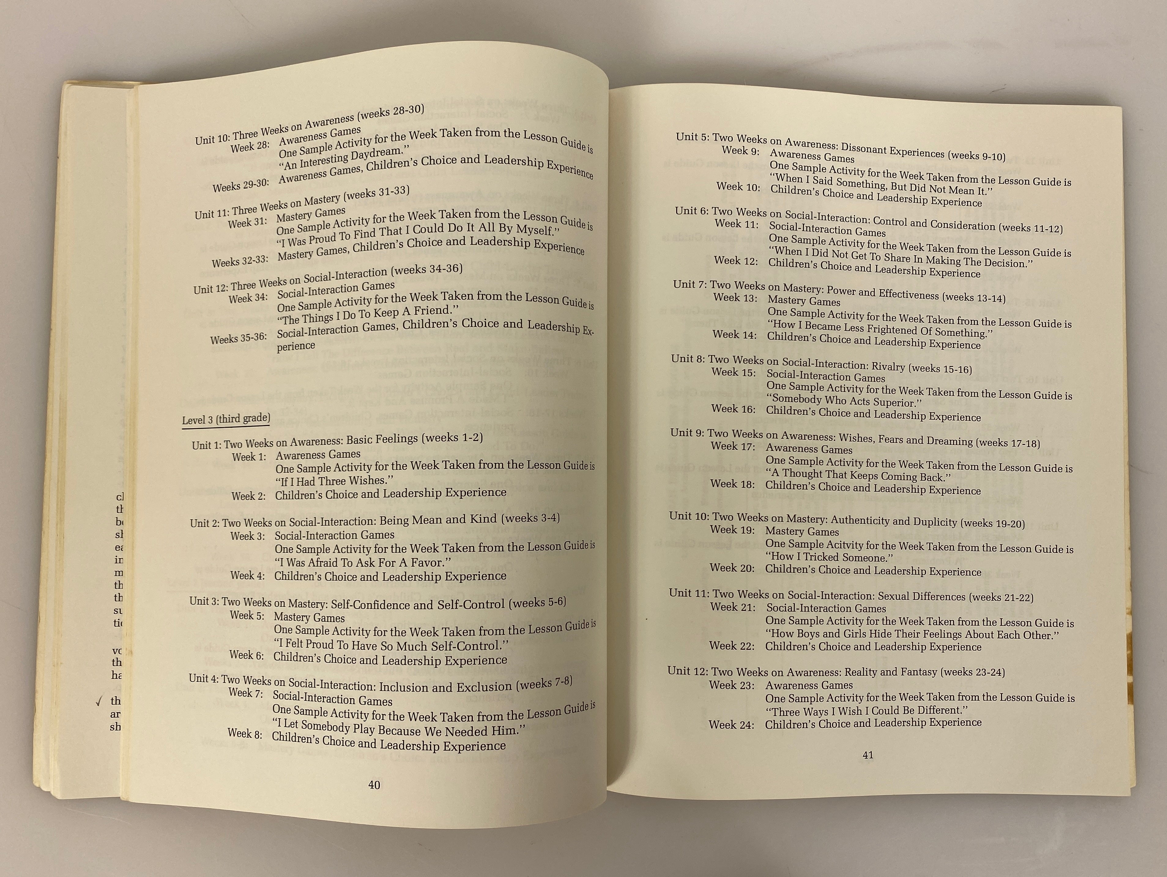 2 Vols: Harold Bessell Human Development Program/Theory Manual 1969-70 SC
