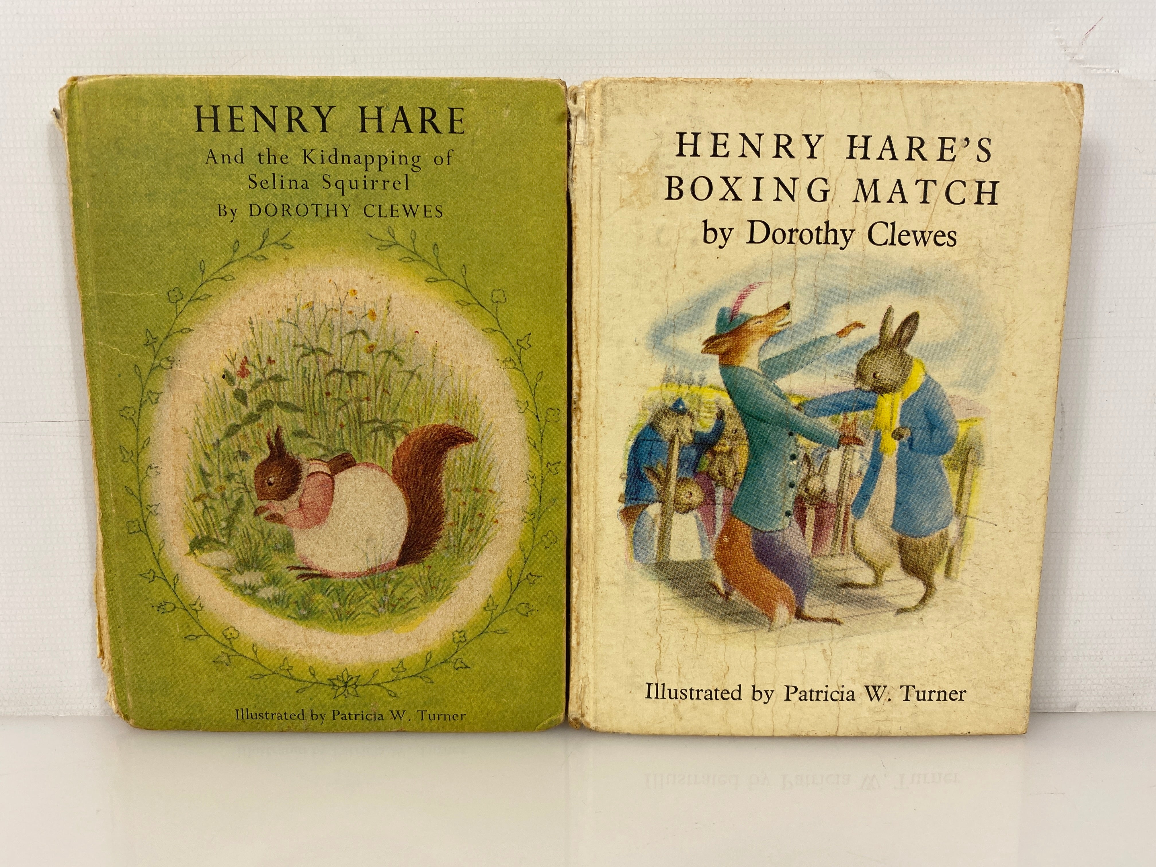 2 Vols Henry Hare by Dorothy Clewes Boxing Match/Selina Squirrel 1950-51 HC