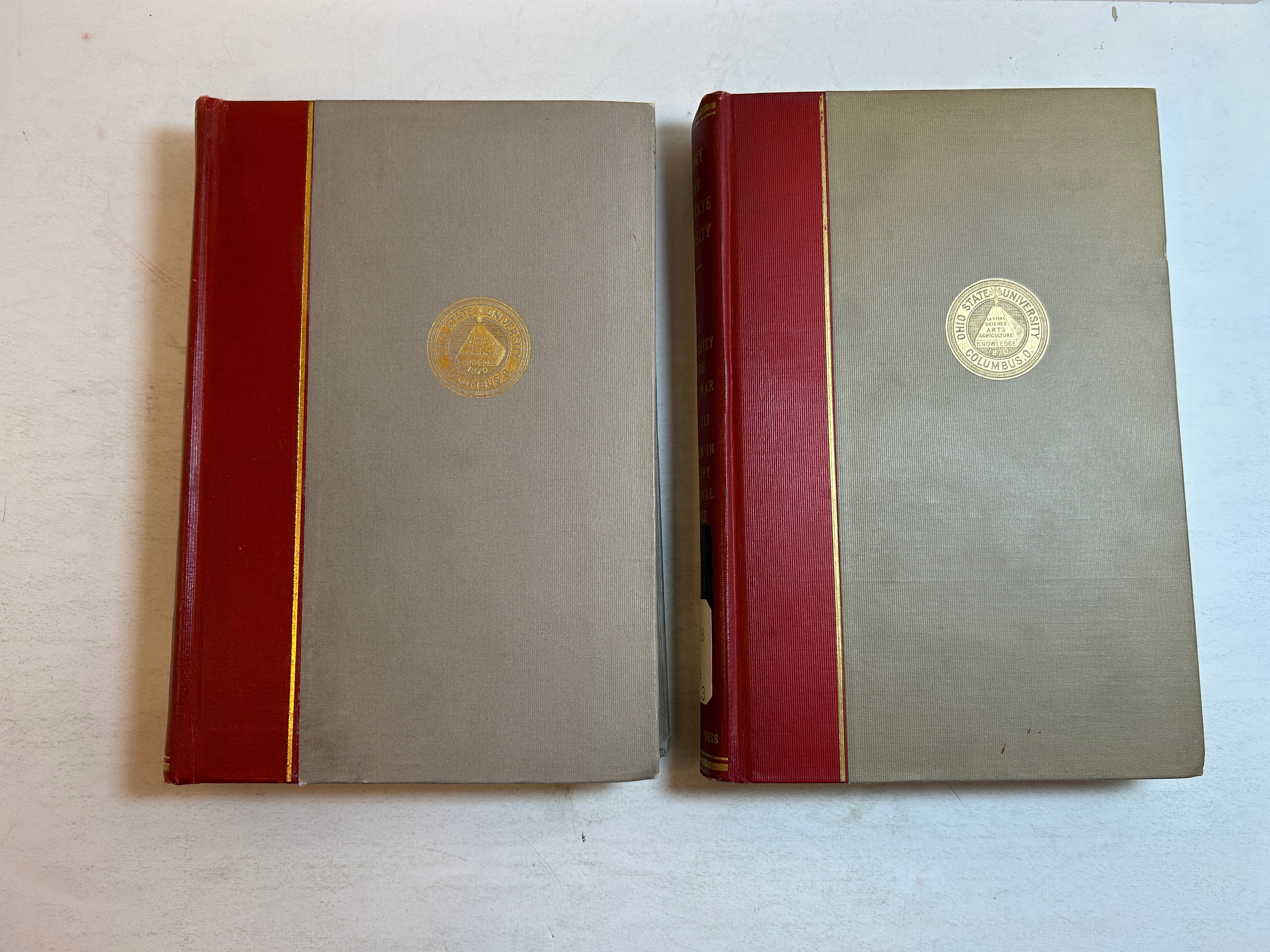 2 Vols: History of the Ohio State University II/IV 1926-38 Rare Ex-Library HC