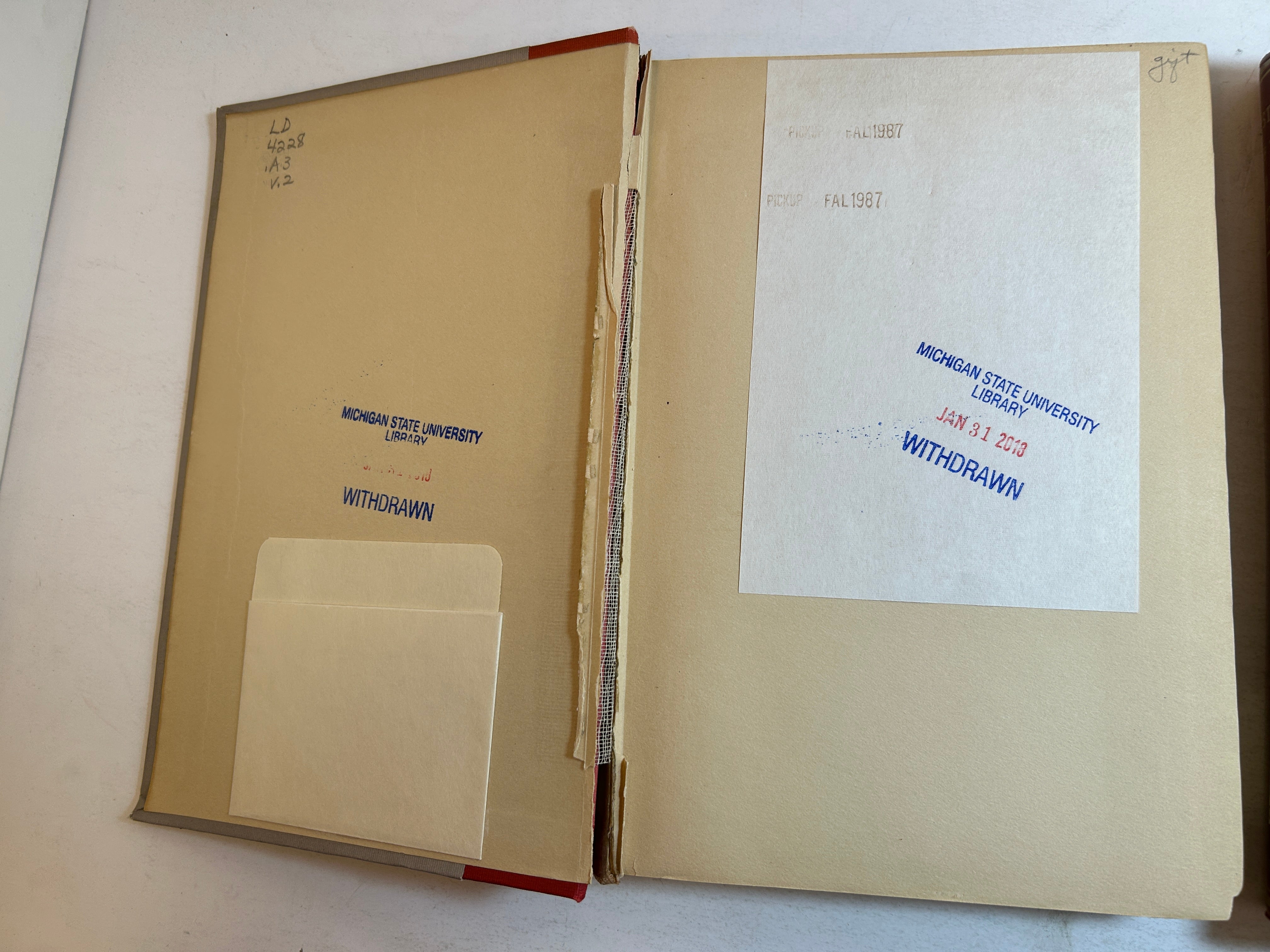 2 Vols: History of the Ohio State University II/IV 1926-38 Rare Ex-Library HC