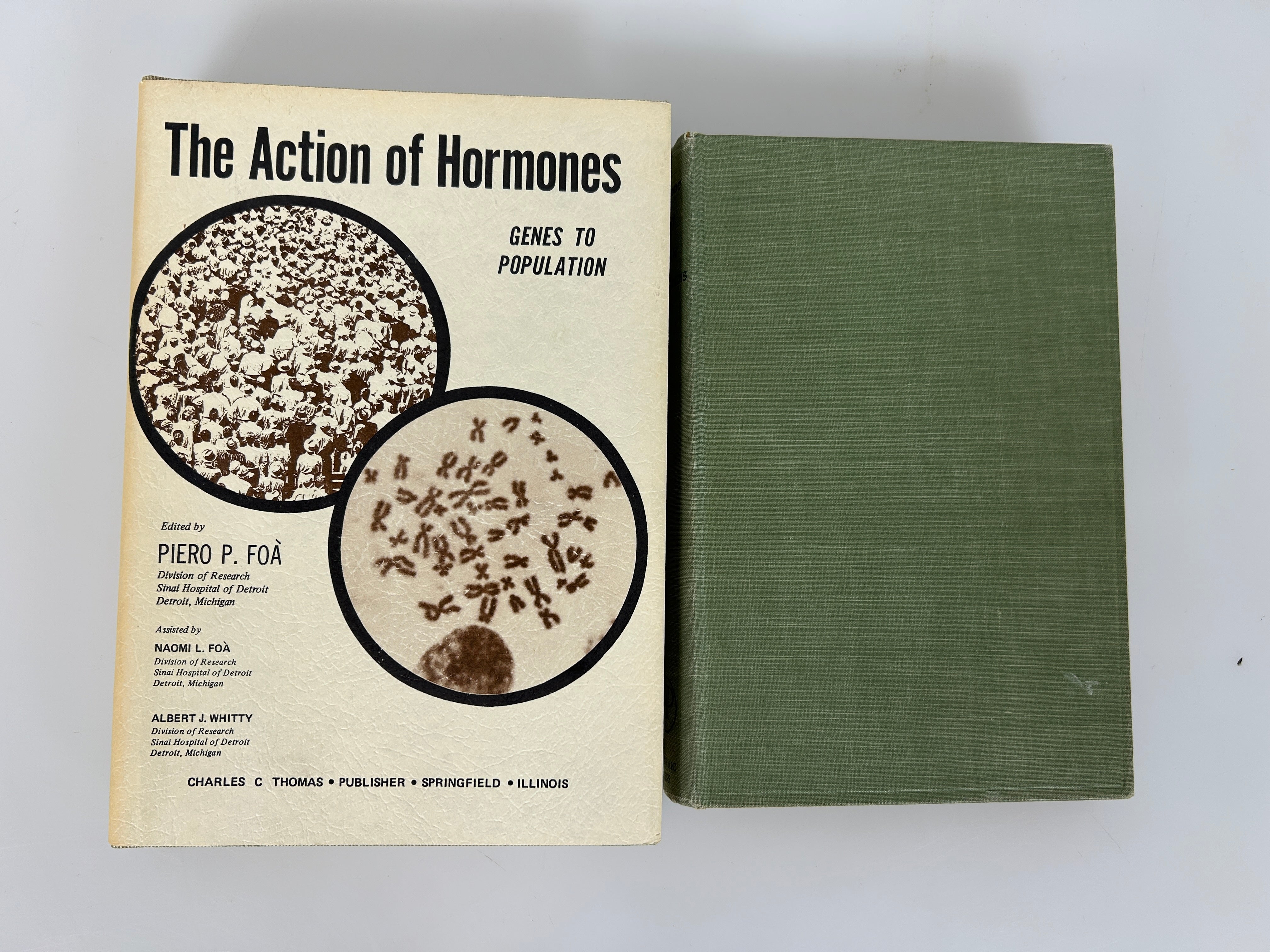 2 Vols: Hormone Assay/The Action of Hormones 1950-1971 Vintage HC Textbooks