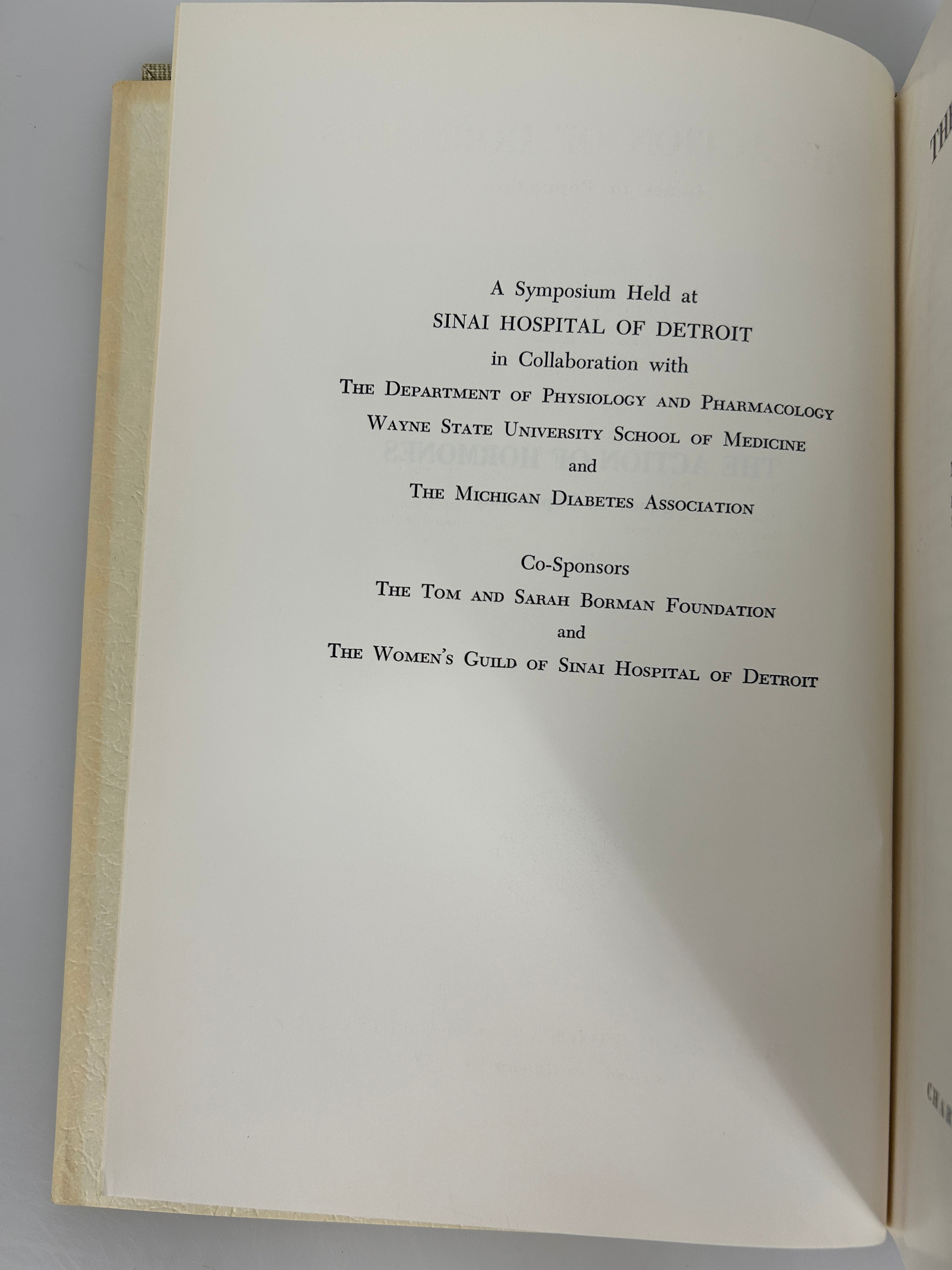 2 Vols: Hormone Assay/The Action of Hormones 1950-1971 Vintage HC Textbooks