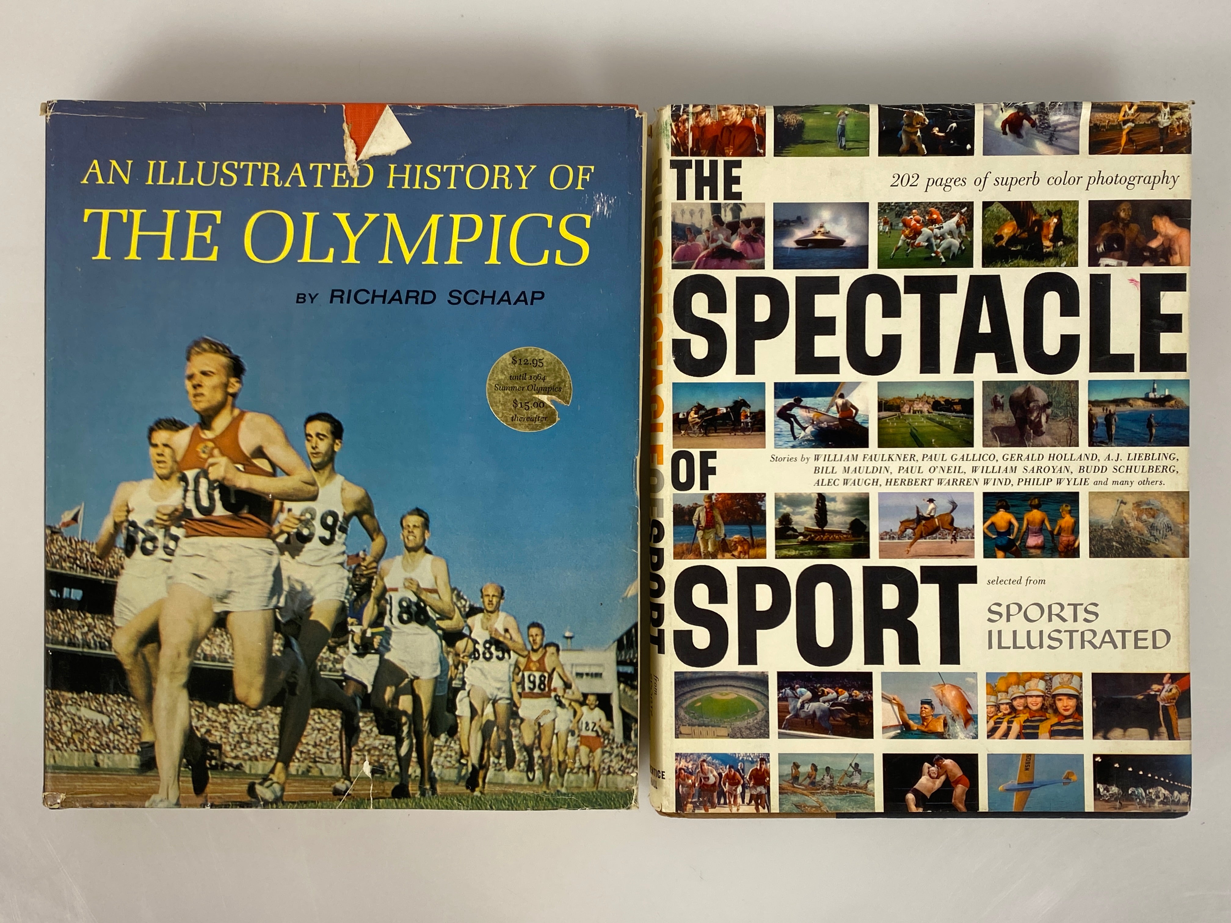 2 Vols: Illustrated History of the Olympics/The Spectacle of Sport 1957-63 HCDJ