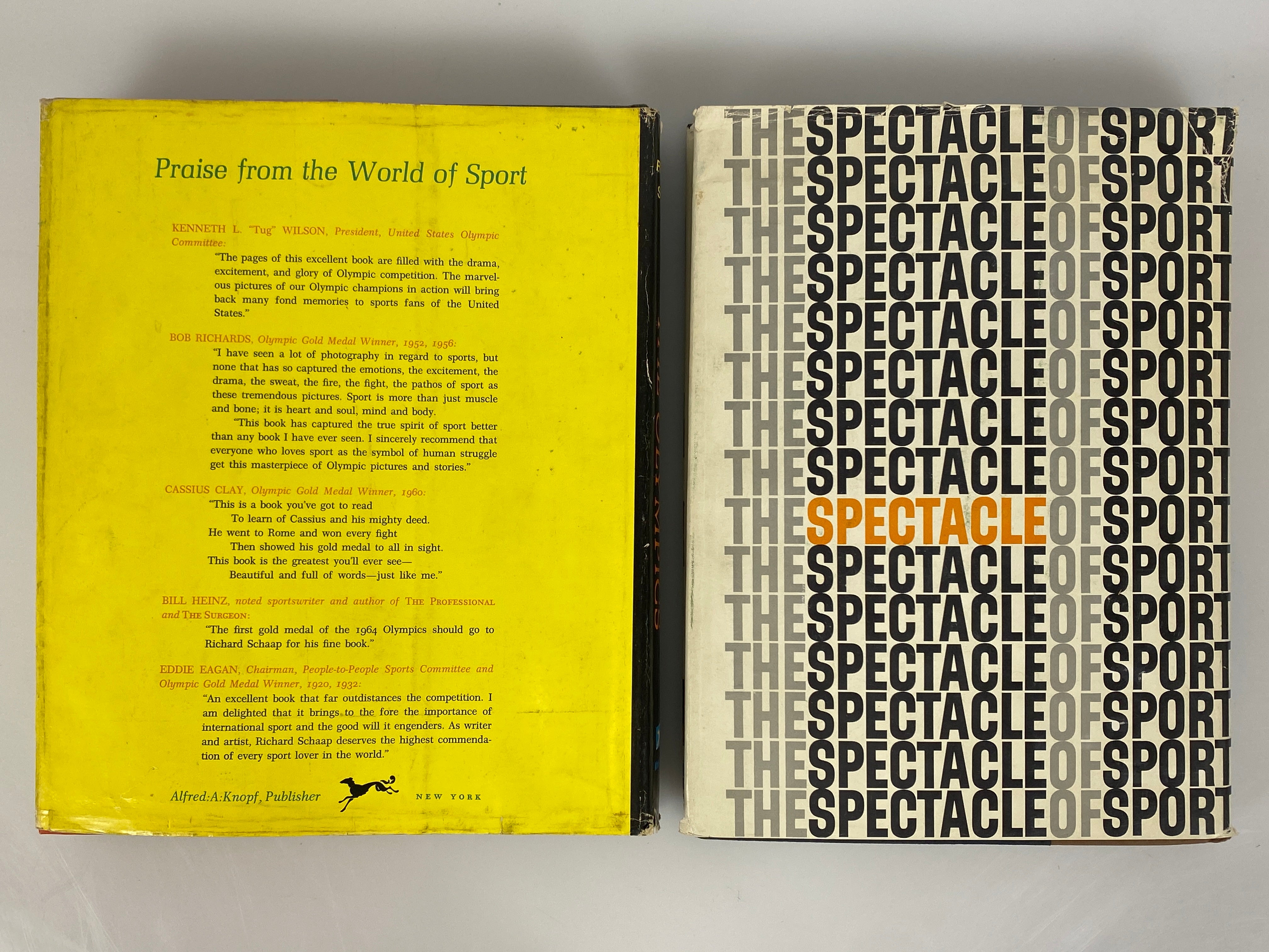 2 Vols: Illustrated History of the Olympics/The Spectacle of Sport 1957-63 HCDJ