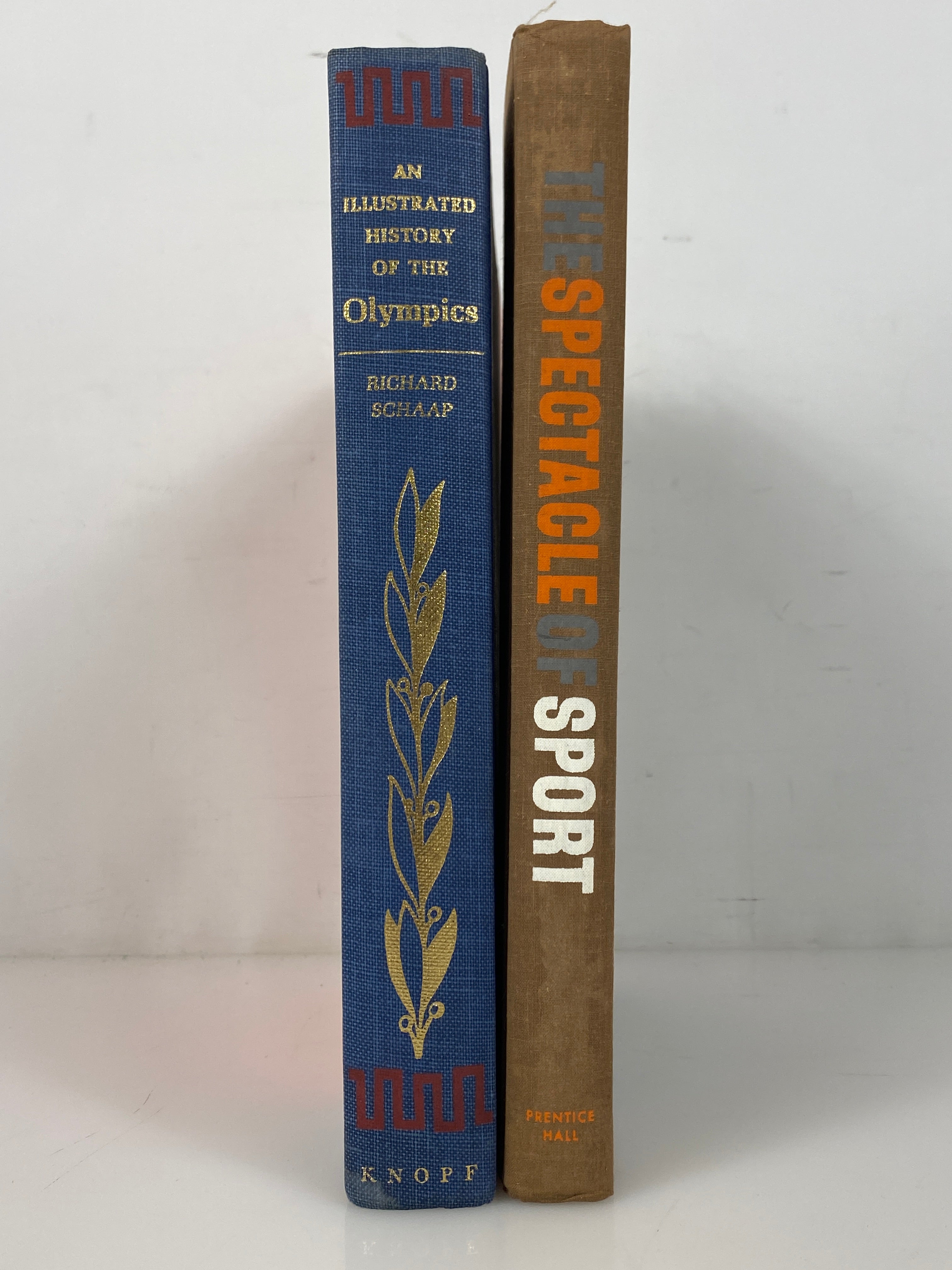 2 Vols: Illustrated History of the Olympics/The Spectacle of Sport 1957-63 HCDJ