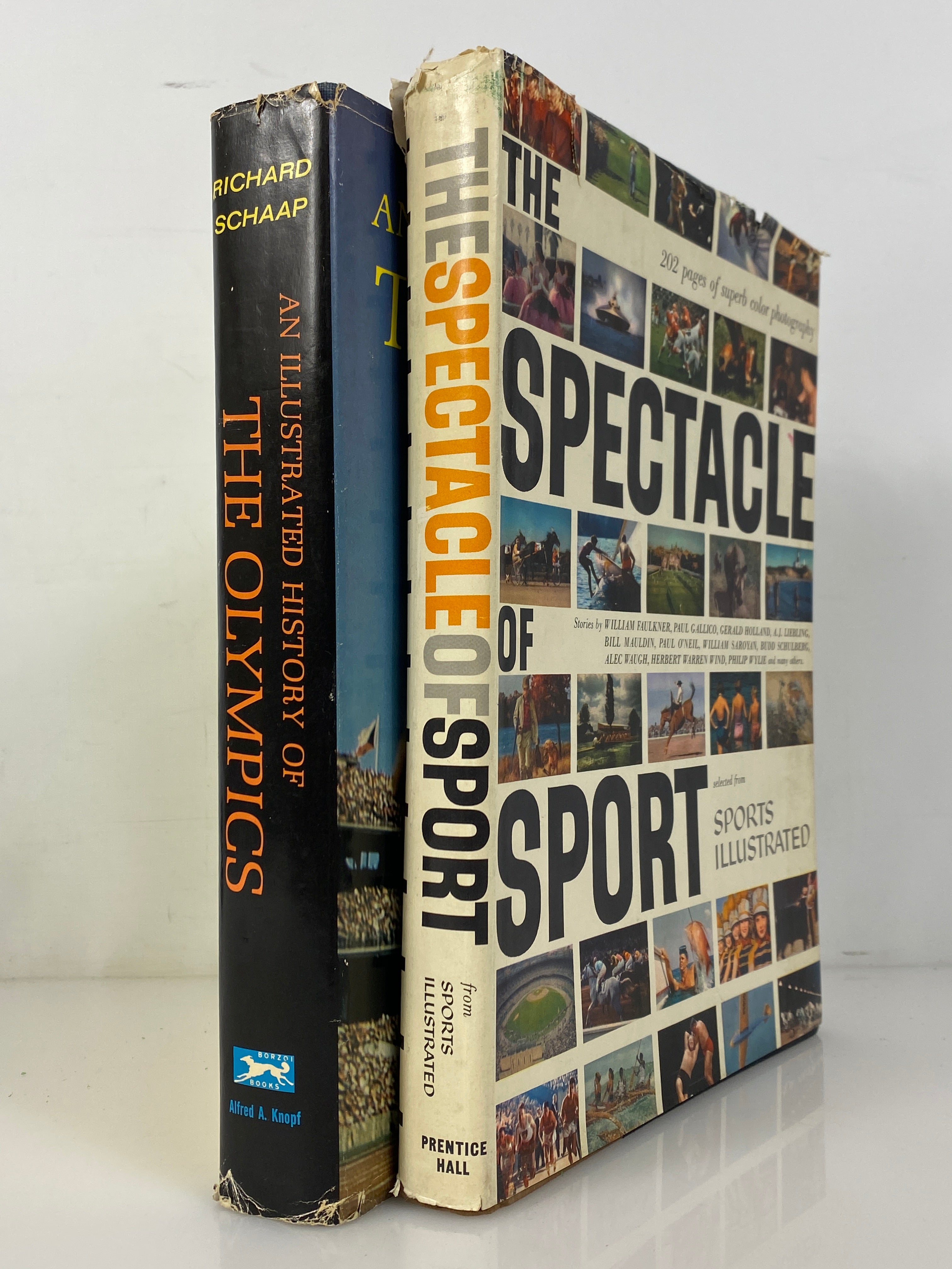 2 Vols: Illustrated History of the Olympics/The Spectacle of Sport 1957-63 HCDJ