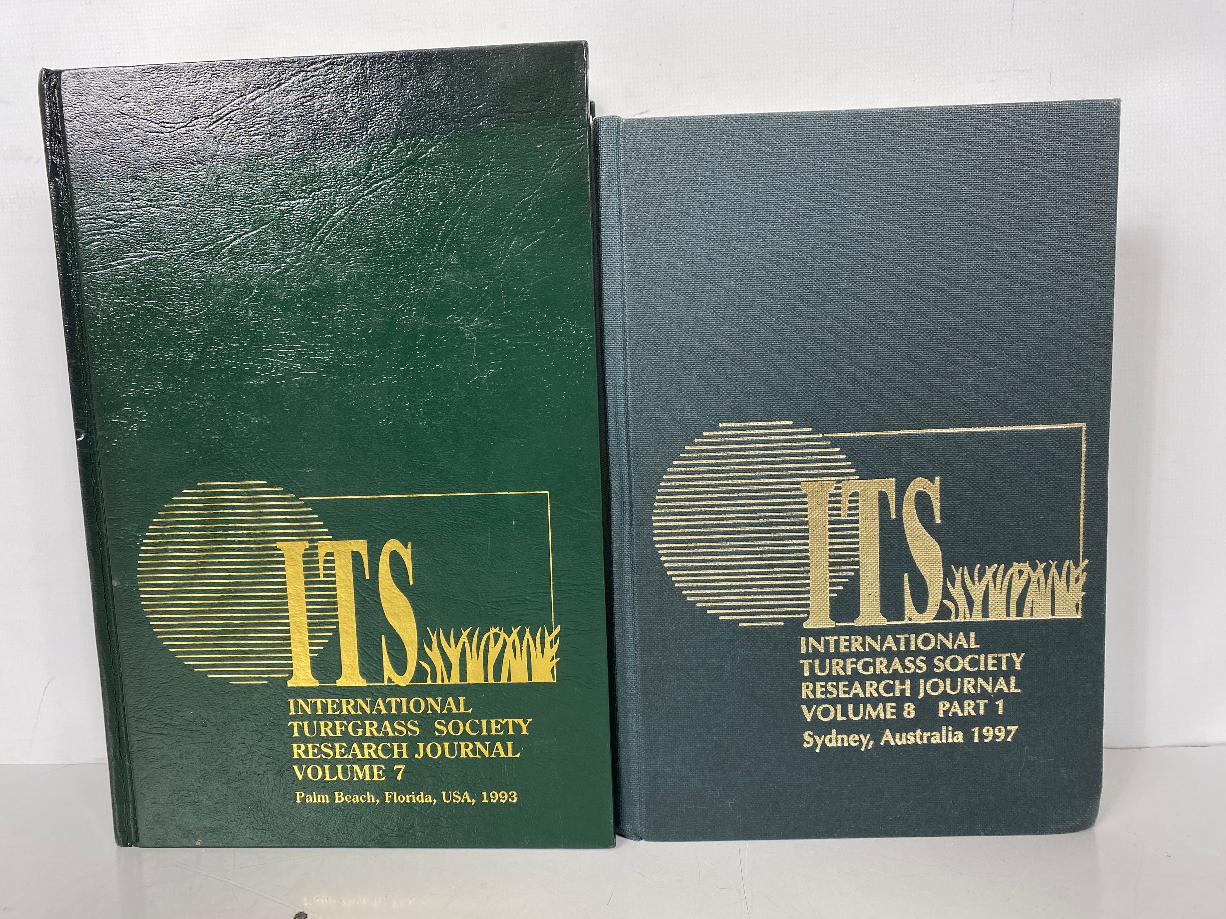 2 Vols: International Turfgrass Society Research Journal 1993/1997 HC