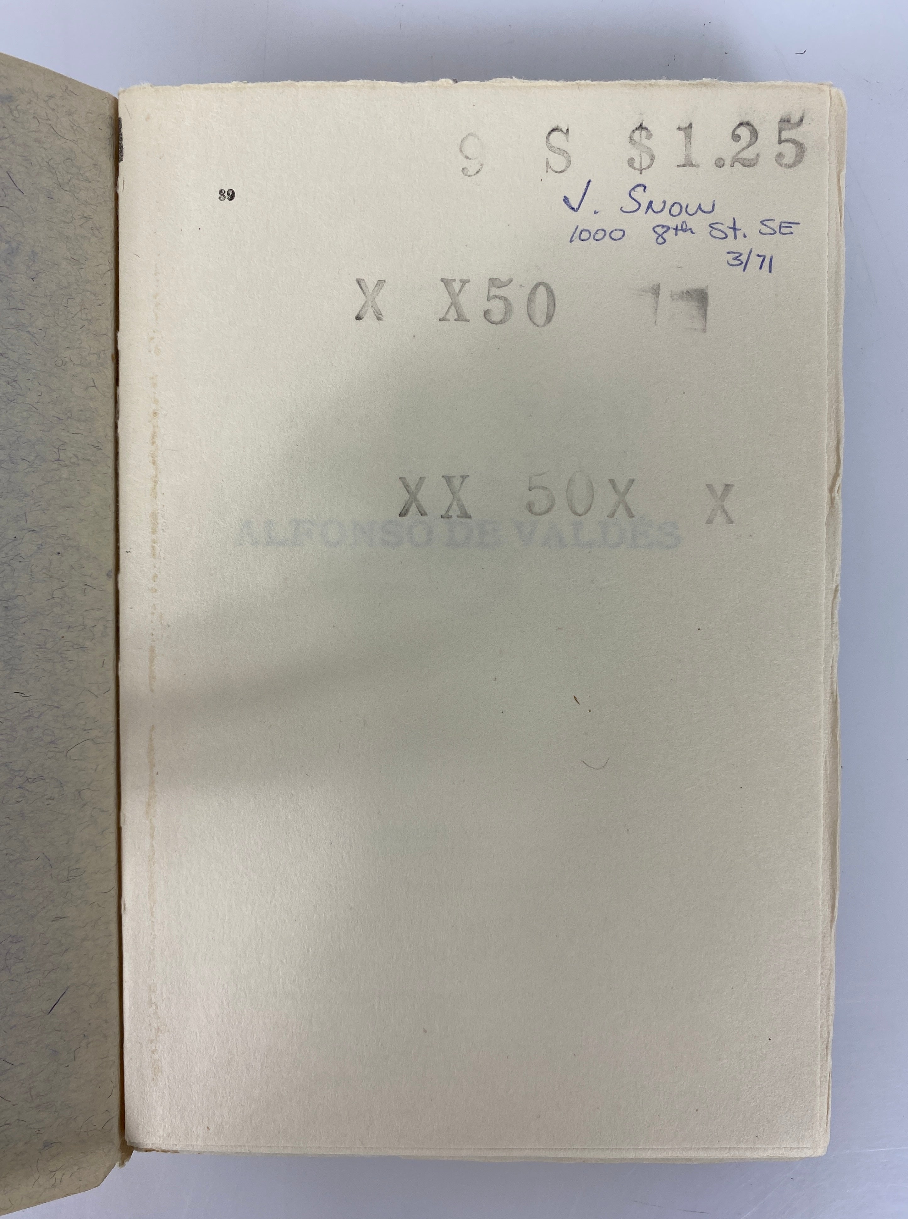 2 Vols: Juan de Valdes/Alfonso de Valdes by Montesinos 1956-64 SC