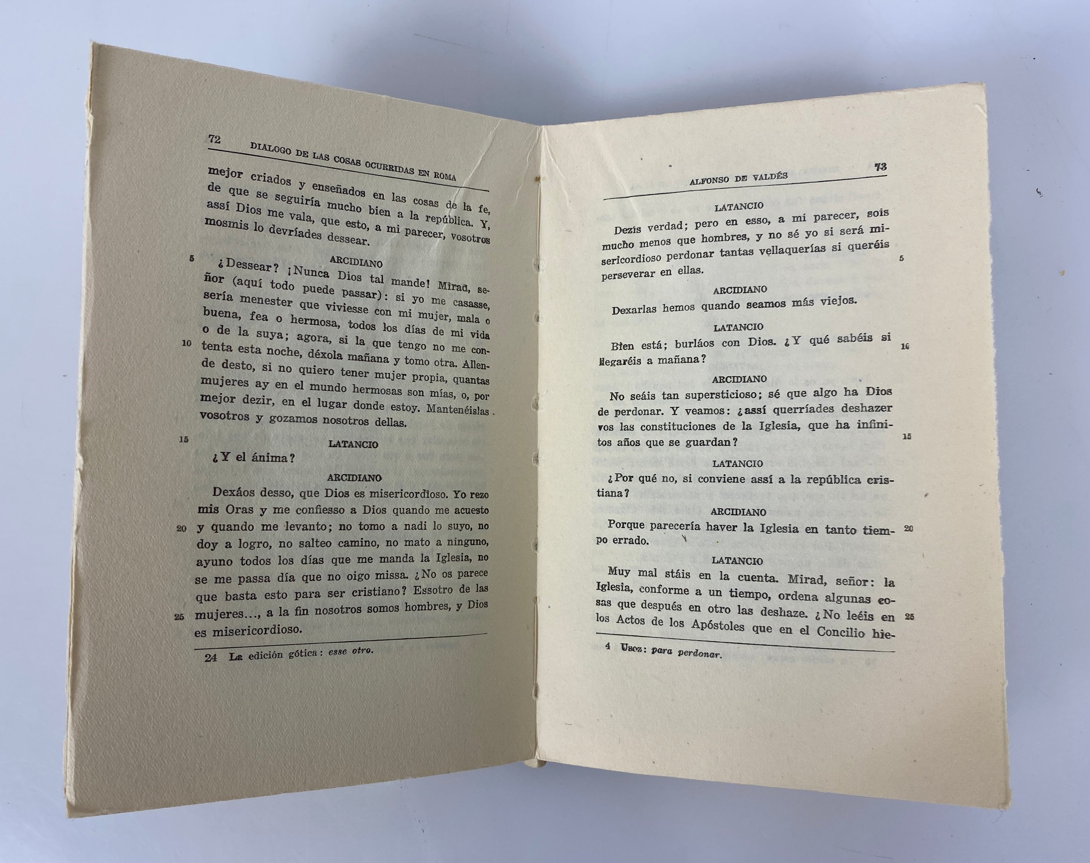 2 Vols: Juan de Valdes/Alfonso de Valdes by Montesinos 1956-64 SC