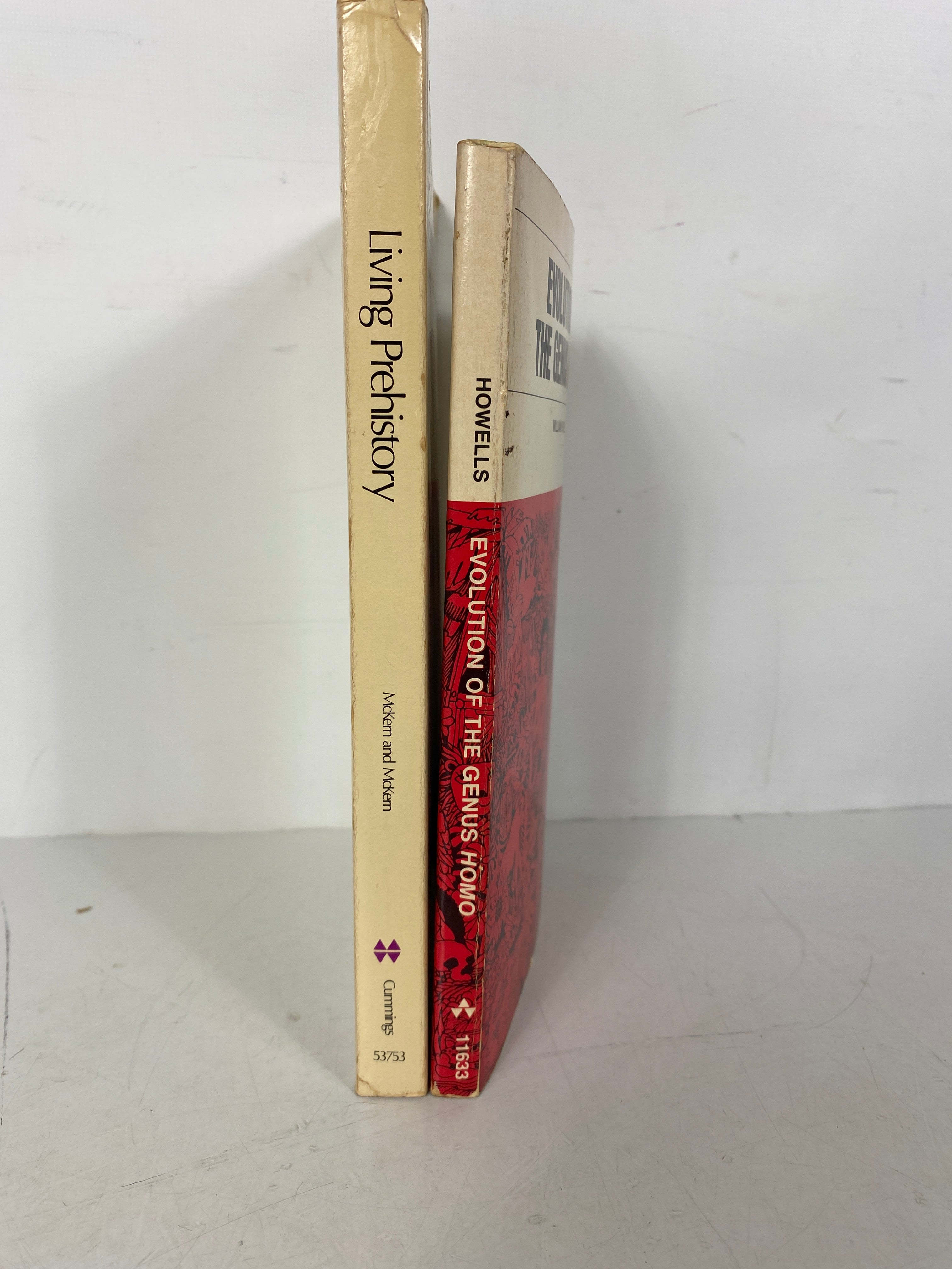 2 Vols: Living Prehistory (McKern)/Evolution of the Genus Homo (Howells) SC
