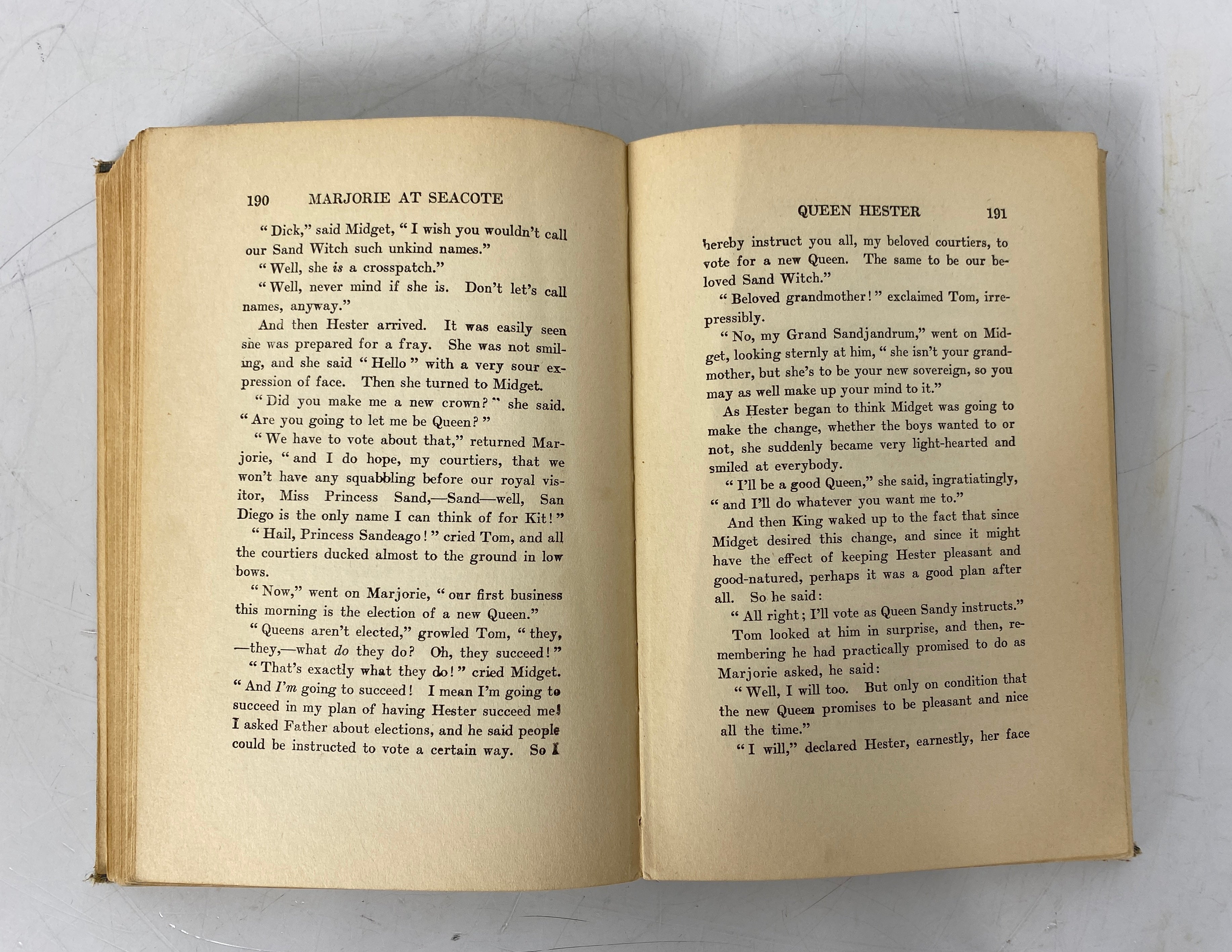 2 Vols: Marjorie in Command/Marjorie at Seacote Carolyn Wells 1910-1912 HC