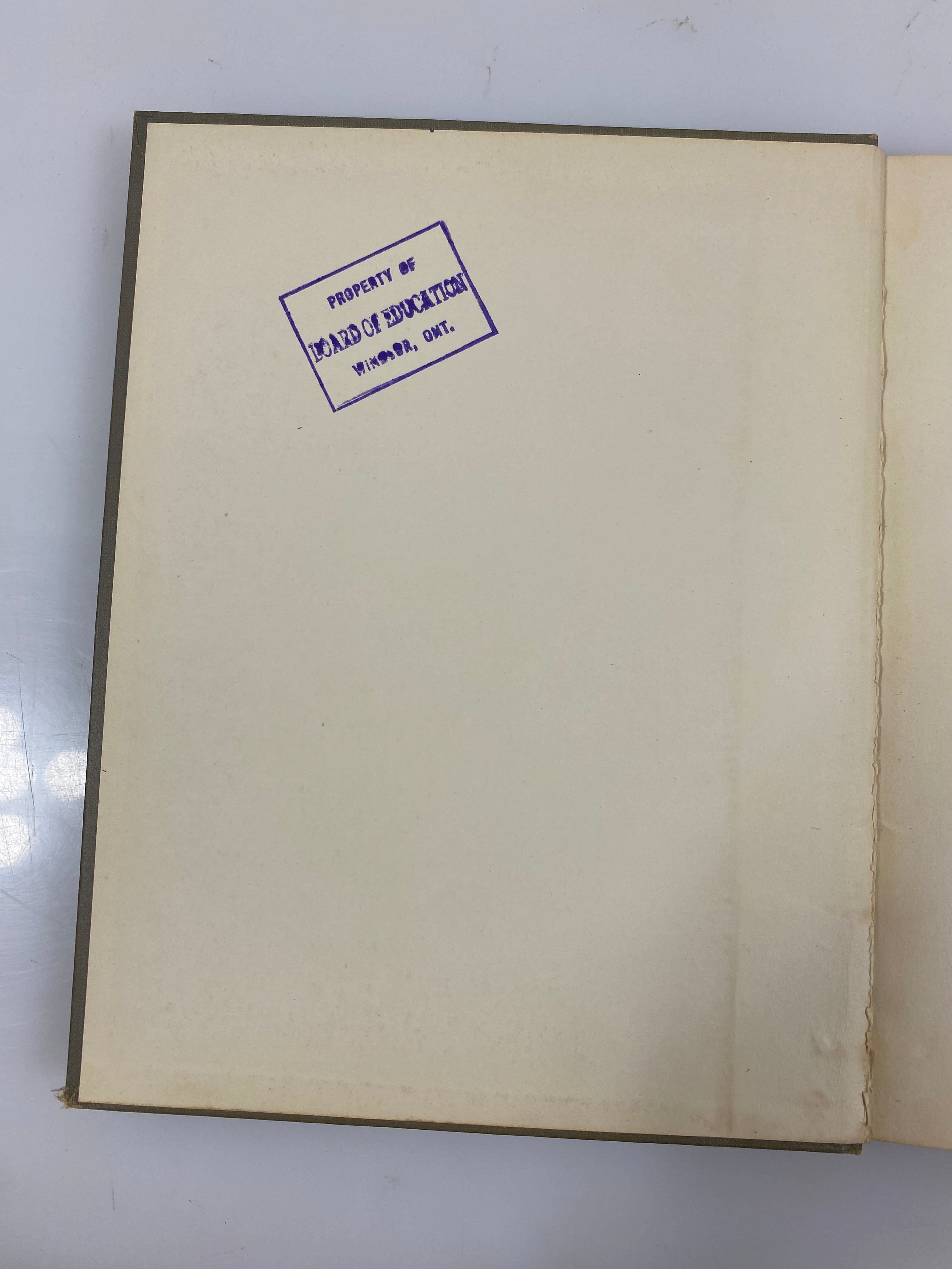 2 Vols: Ontario Public School Geography/Canada & Her Neighbors Vintage HC
