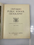 2 Vols: Ontario Public School Geography/Canada & Her Neighbors Vintage HC