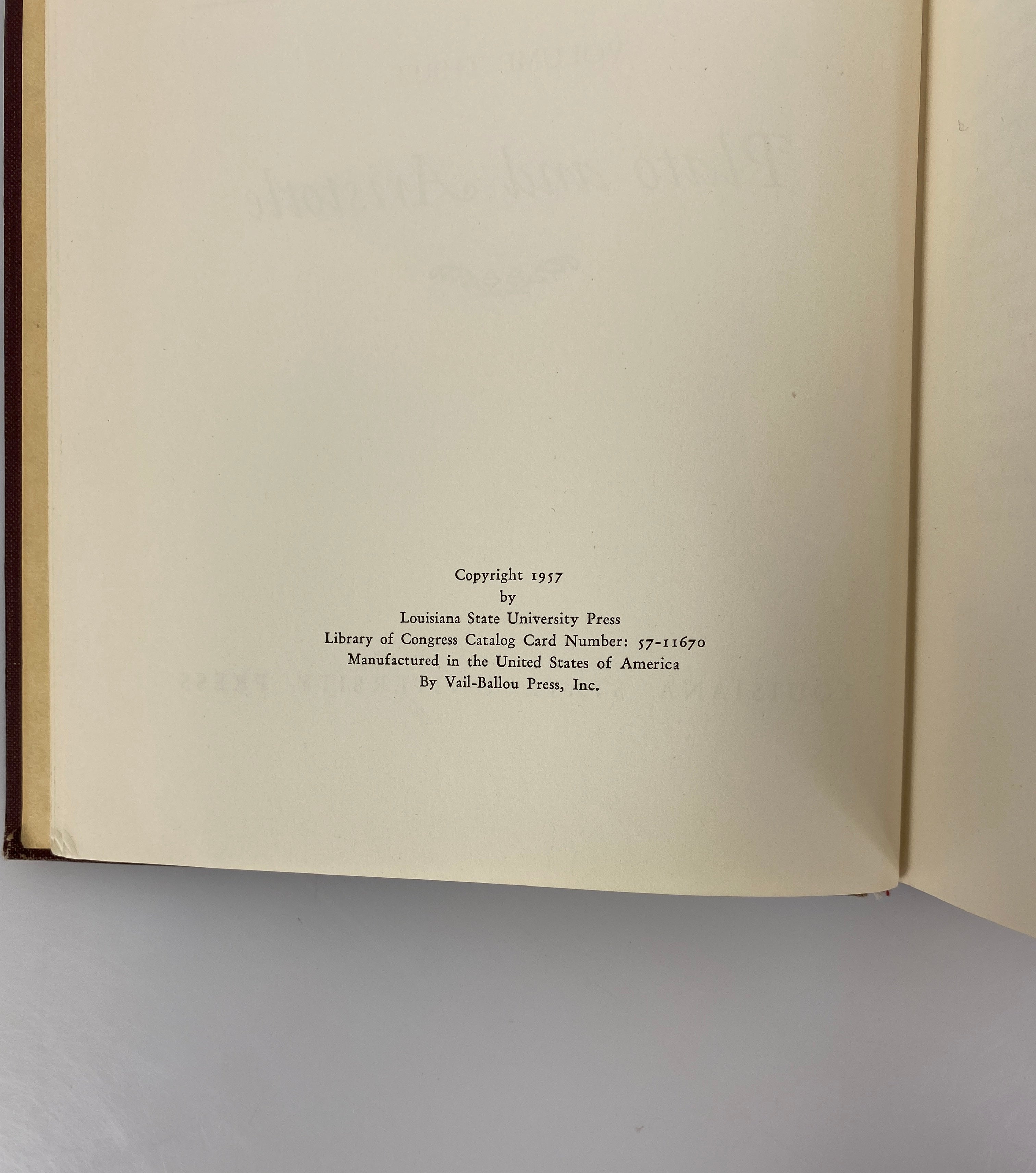 2 Vols: Order & History by Voegelin (I & III) 1956-57 Ex-Library HC