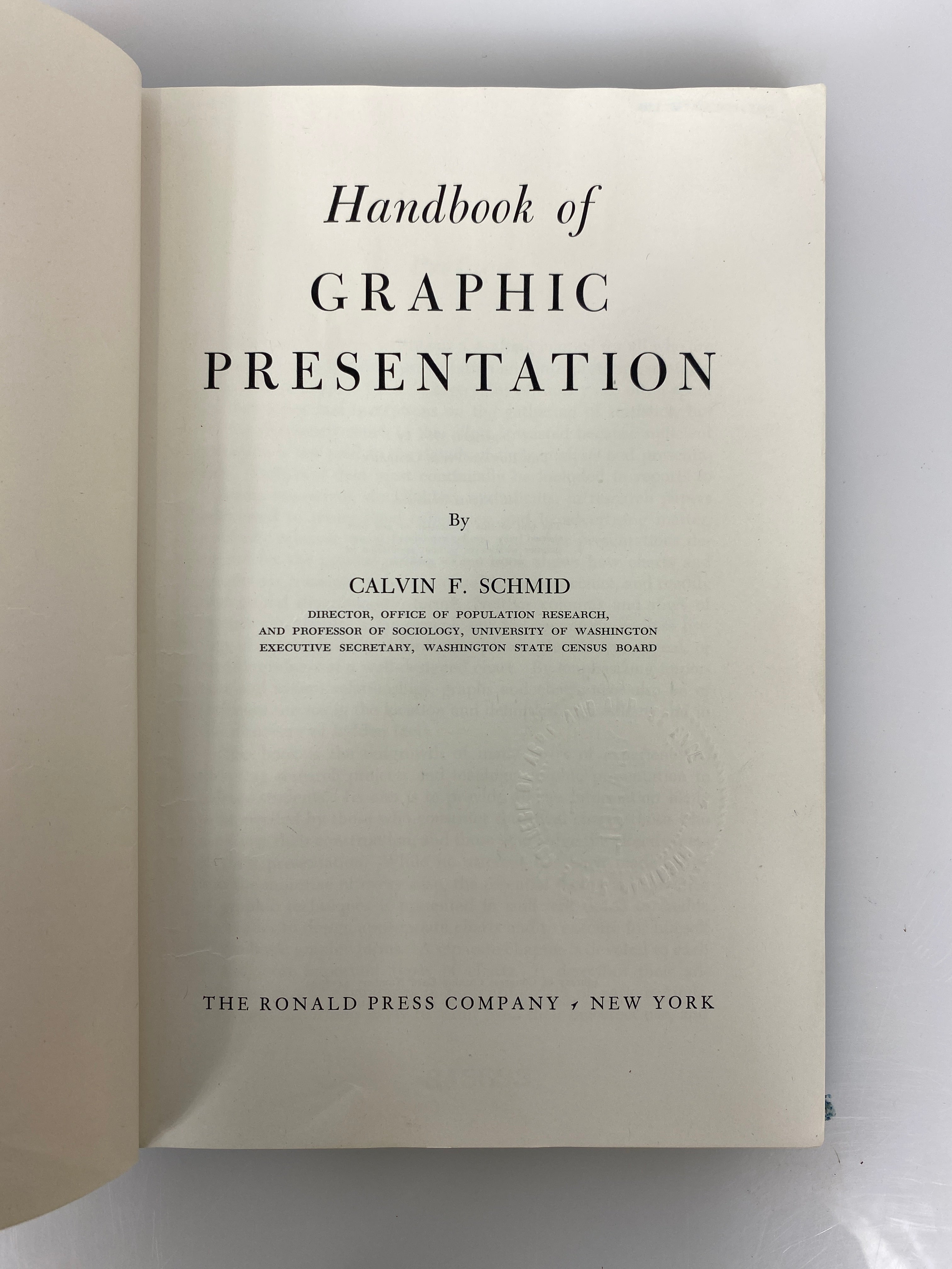 2 Vols: Pictographs & Graphs/Handbook of Graphic Presentation Ex-Library HC