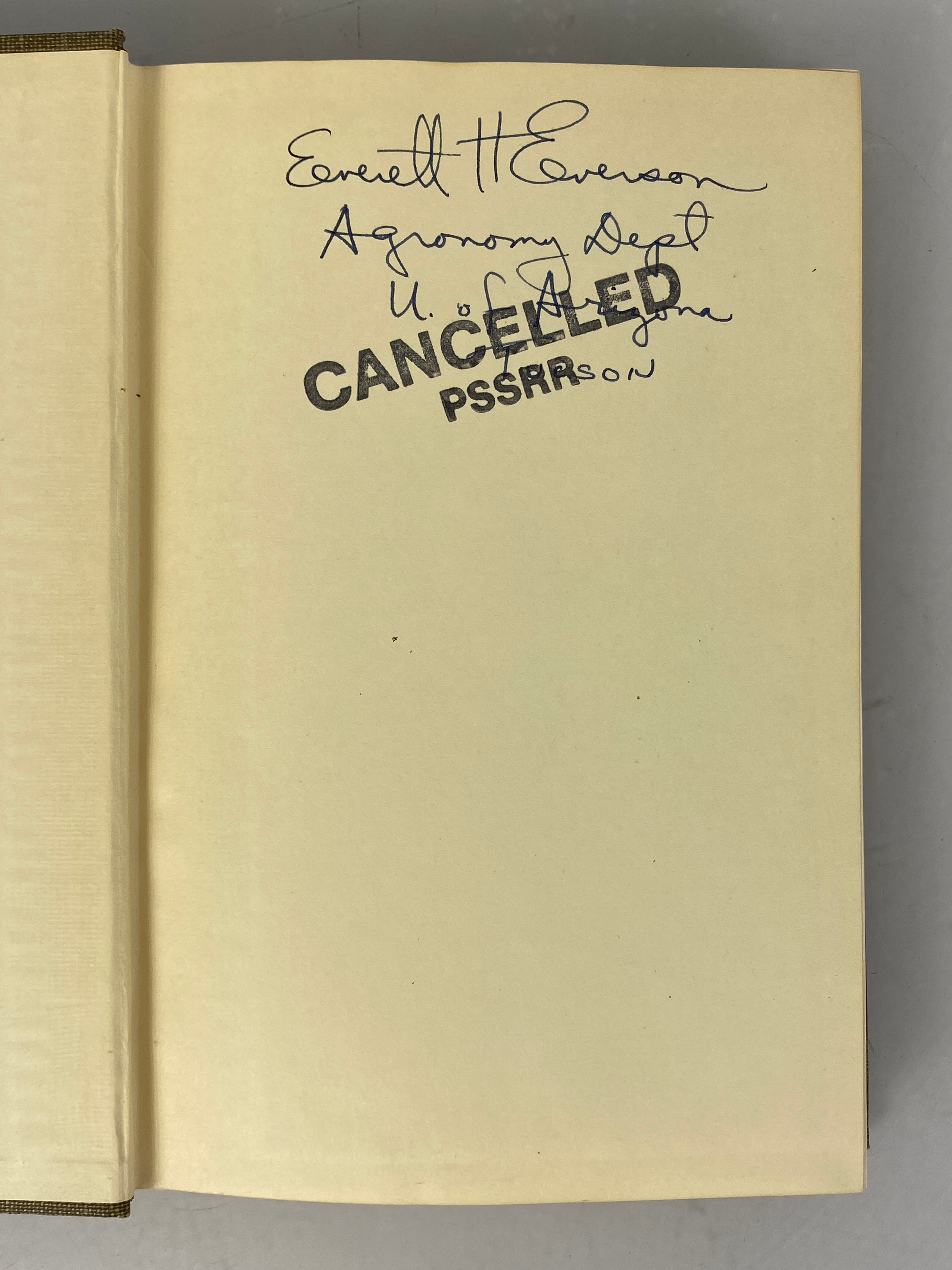 2 Vols: Plant Physiology (1938)/Weed Control (1952) Vintage McGraw-Hill HC