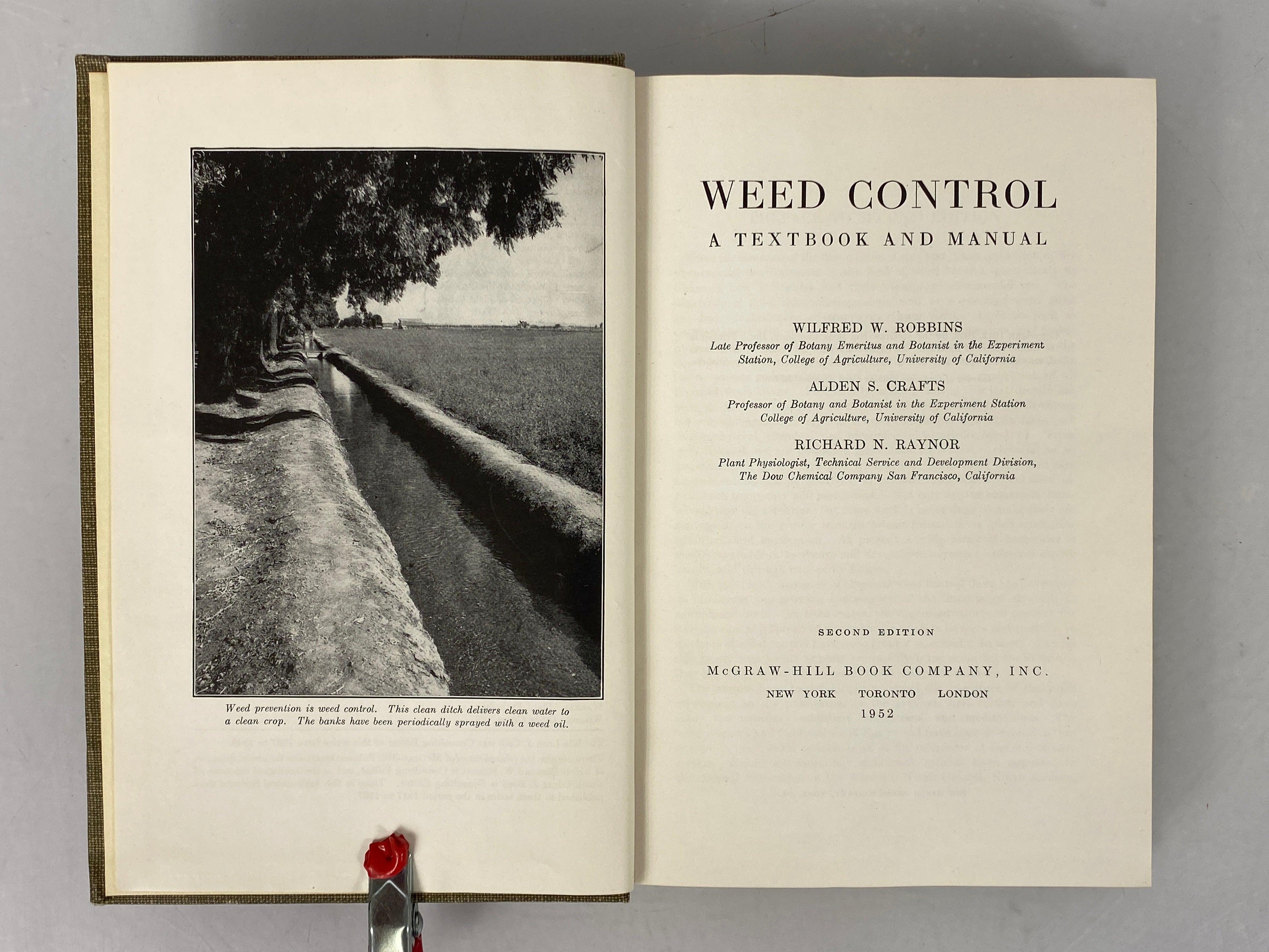 2 Vols: Plant Physiology (1938)/Weed Control (1952) Vintage McGraw-Hill HC