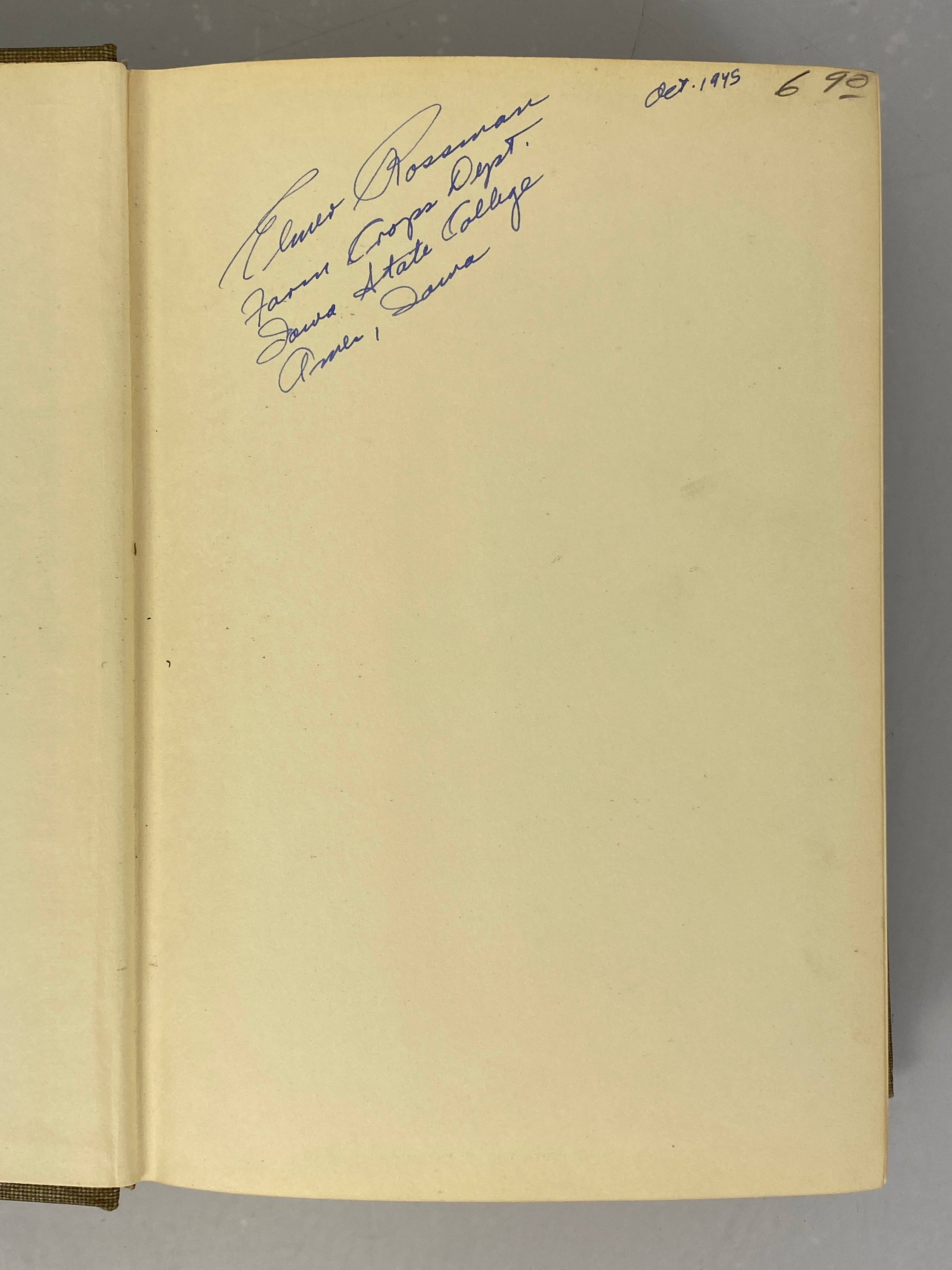 2 Vols: Plant Physiology (1938)/Weed Control (1952) Vintage McGraw-Hill HC