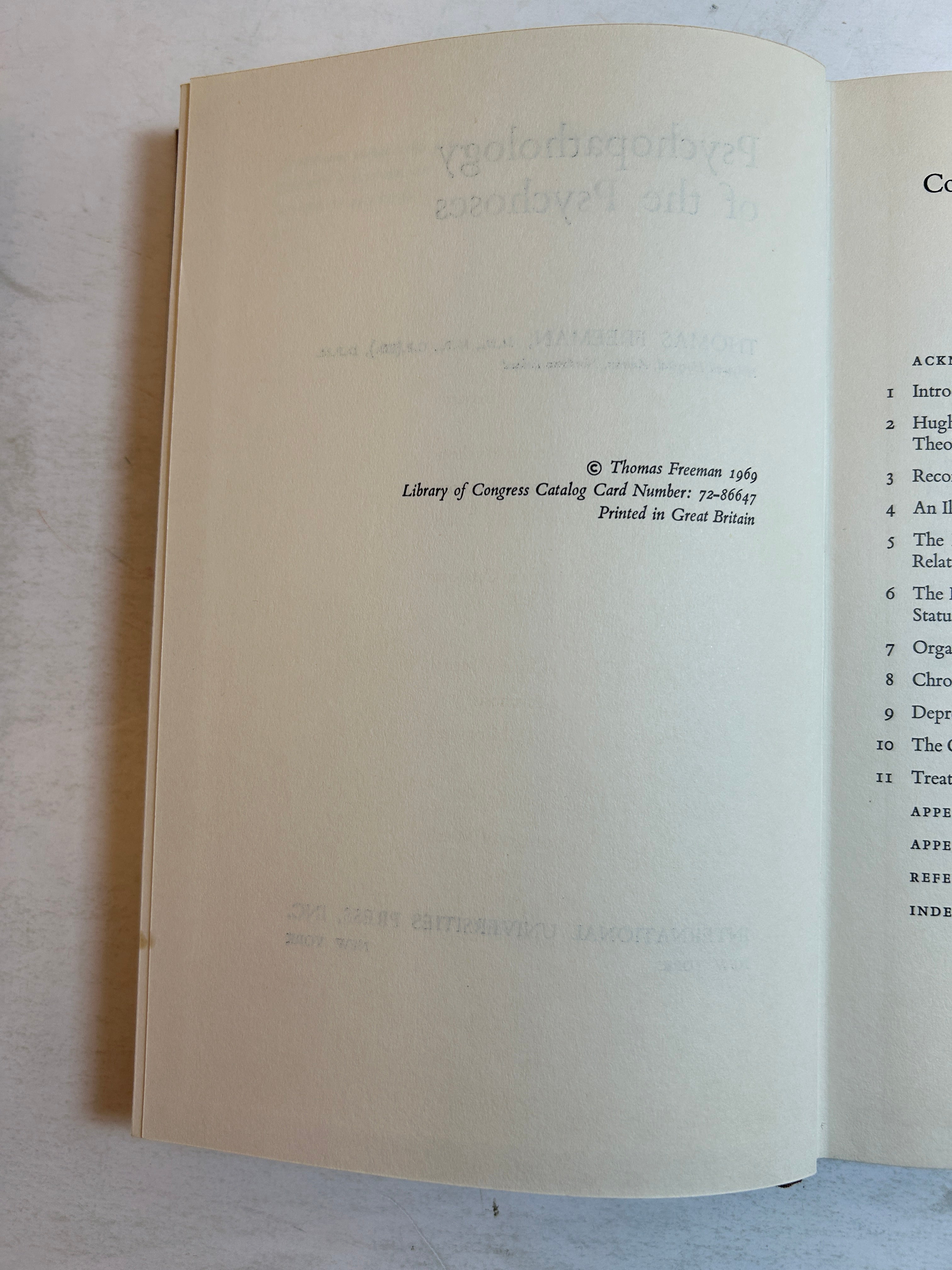 2 Vols: Principles of Psychopathology/Psychopathology of the Psychoses HC