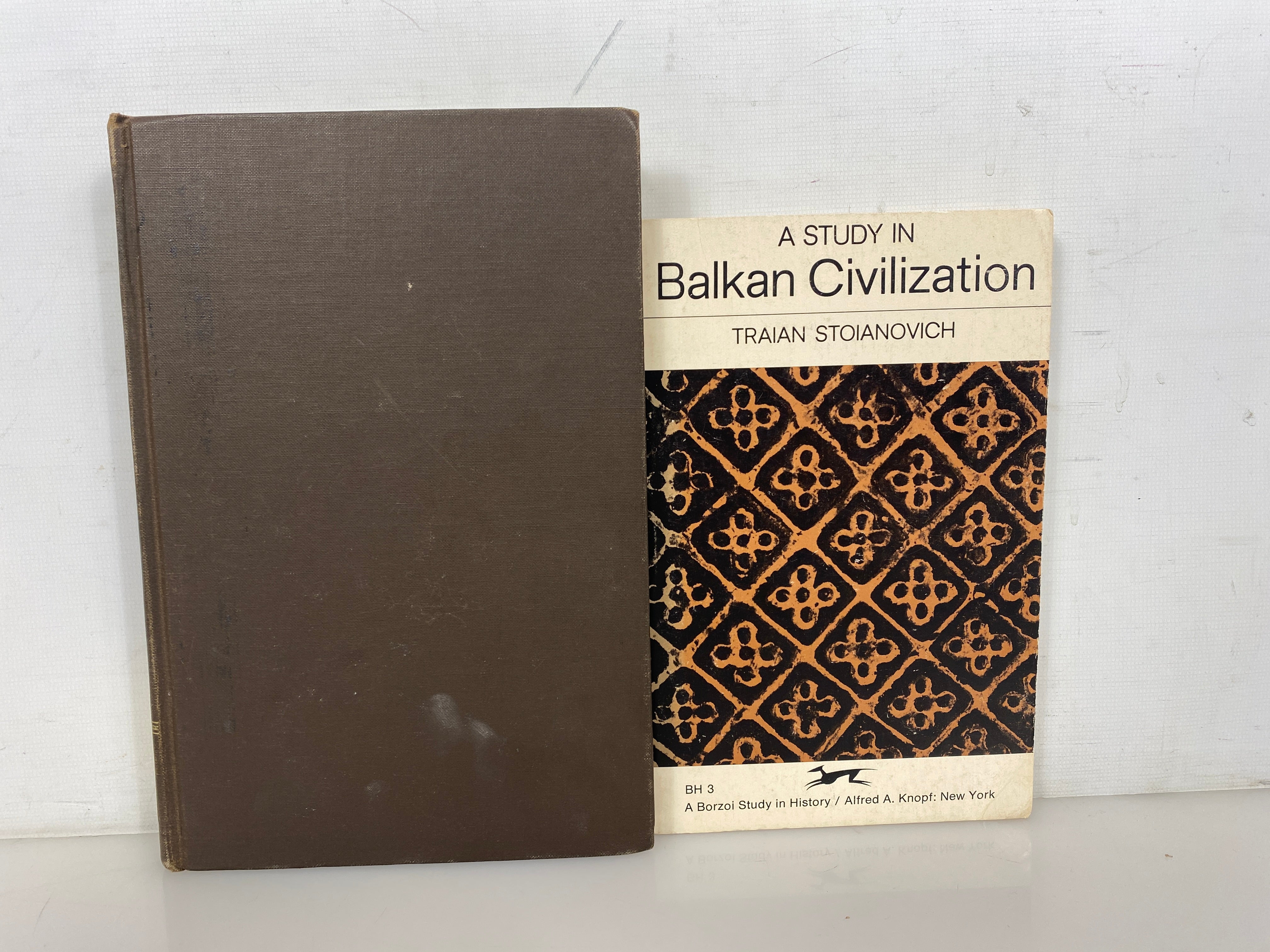 2 Vols: Rise of Nationality in the Balkans/Balkan Civilization 1966-67 Ex-Lib