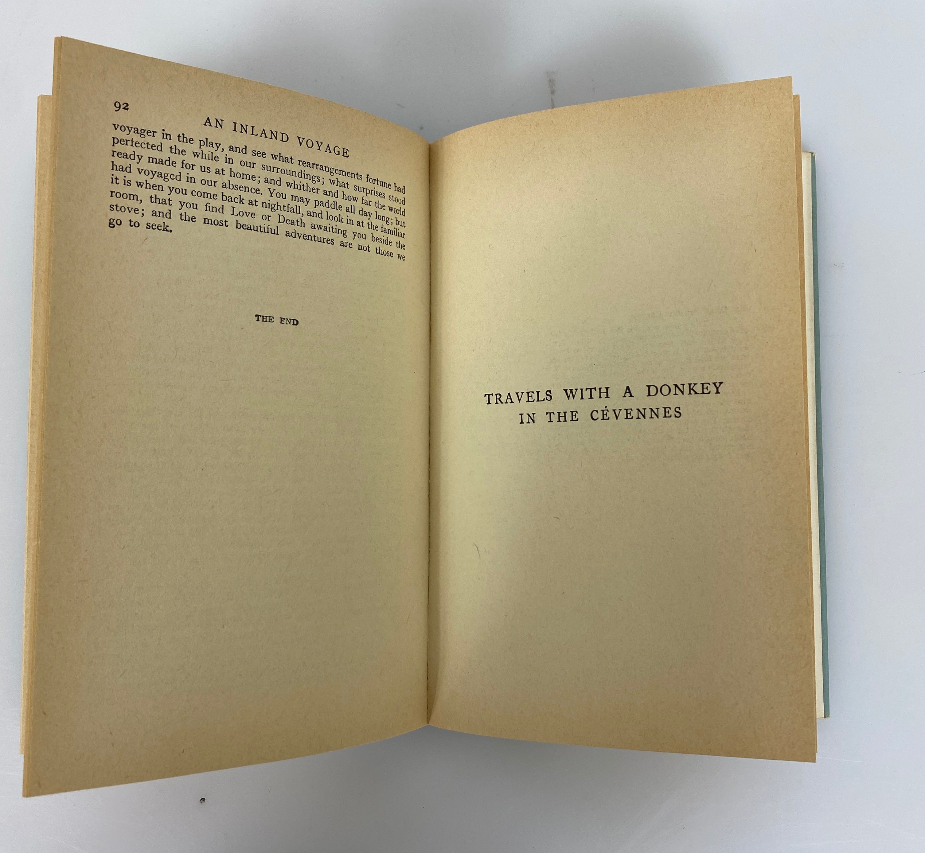 2 Vols Robert Louis Stevenson: Inland Voyage/Master of Ballantrae 1930, 1978 HC