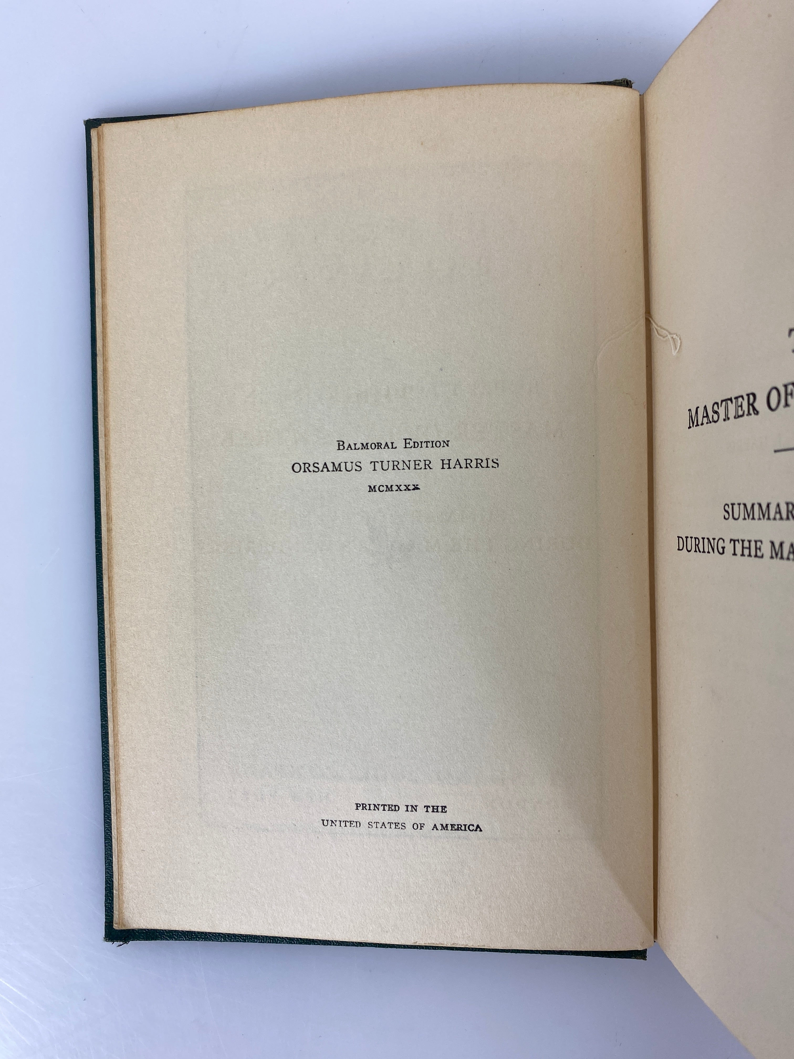 2 Vols Robert Louis Stevenson: Inland Voyage/Master of Ballantrae 1930, 1978 HC