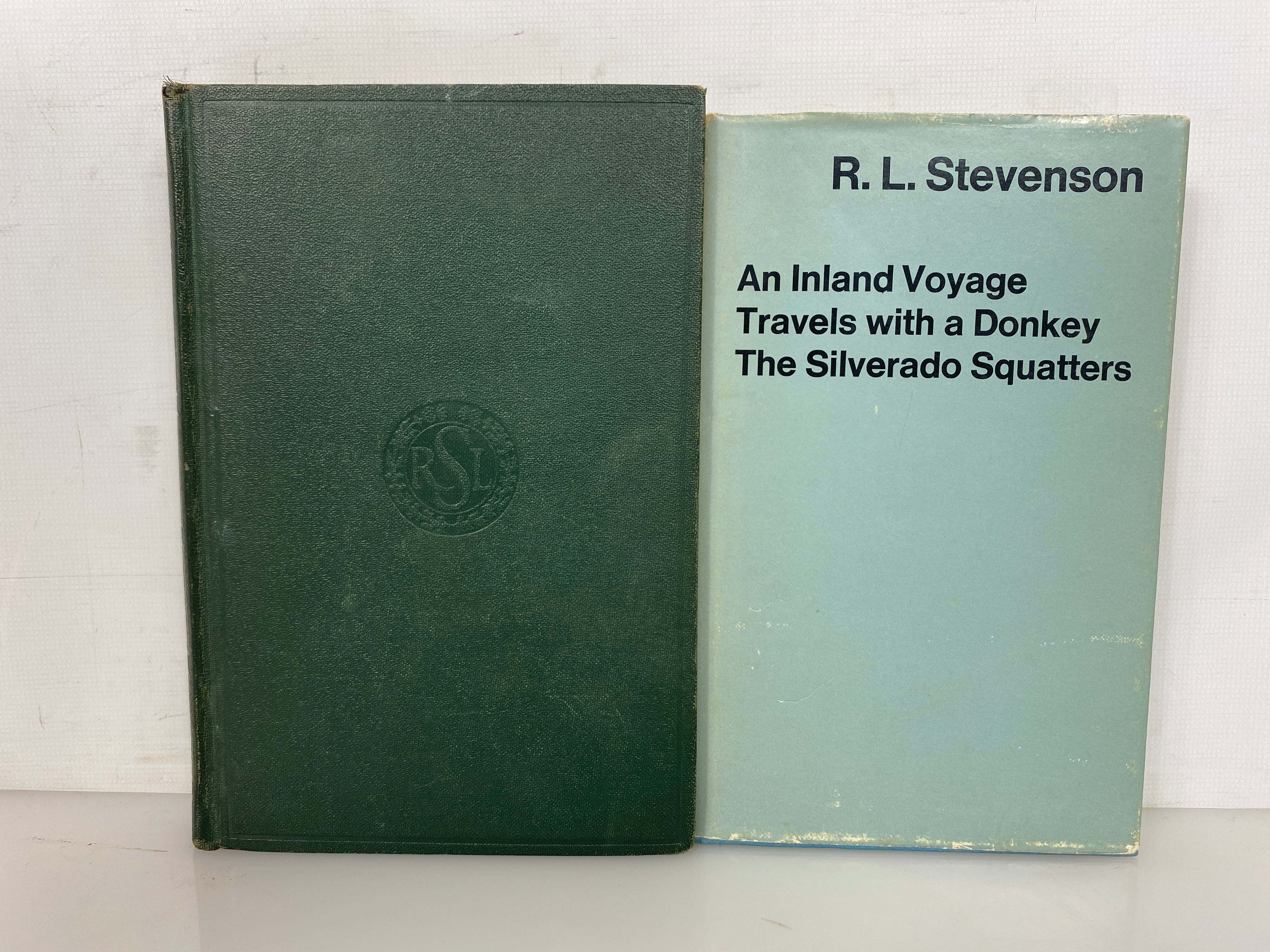 2 Vols Robert Louis Stevenson: Inland Voyage/Master of Ballantrae 1930, 1978 HC