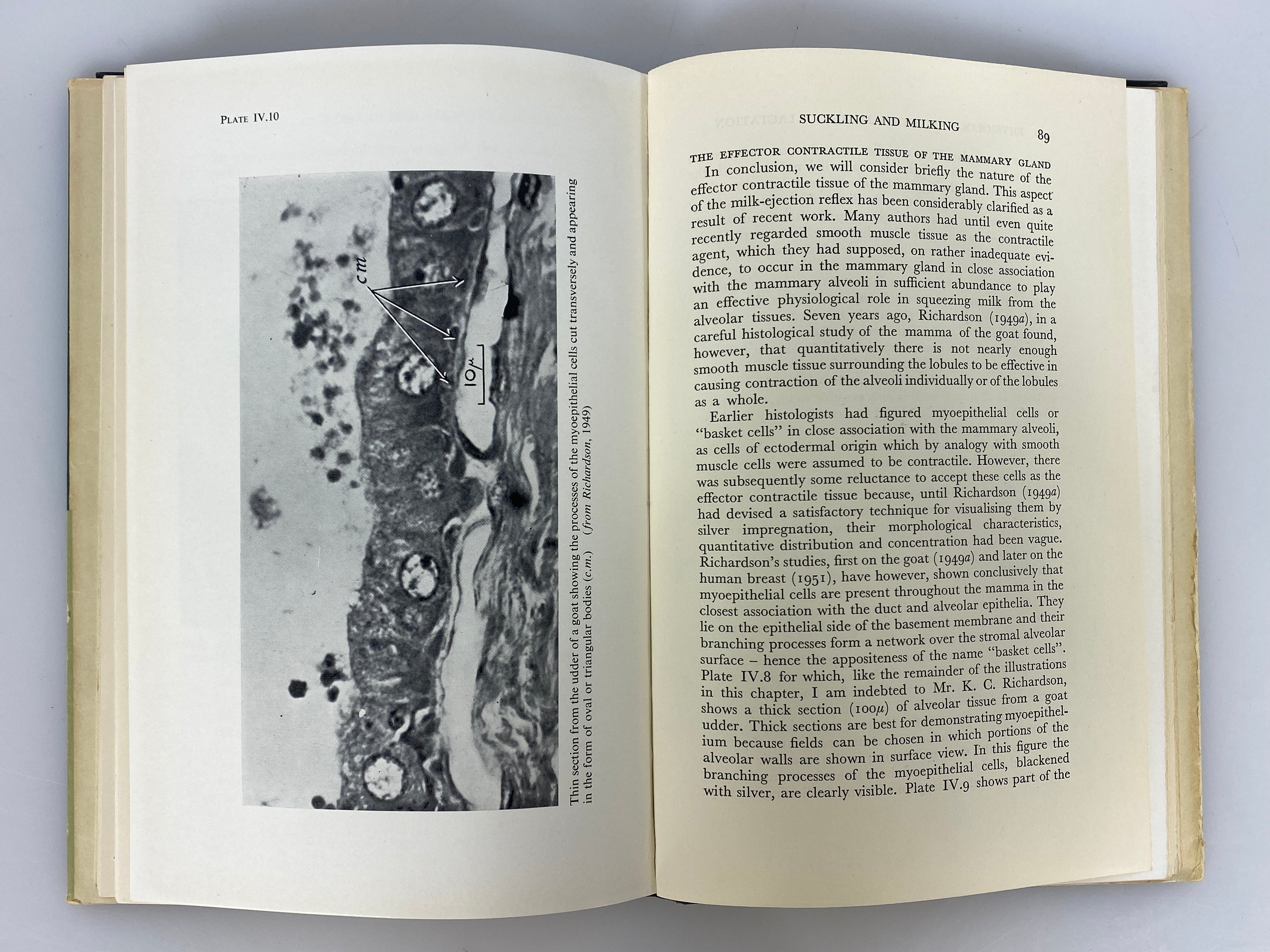 2 Vols: Secretion of Milk/The Physiology & Biochemistry of Lactation 1952-56